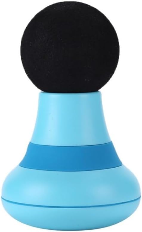 Mini Masajeador Muscular Relajación Muscular USB Recargable 6 Niveles de Velocidad Portátil Masajeador de Vibración para Cuello Hombros y Espalda