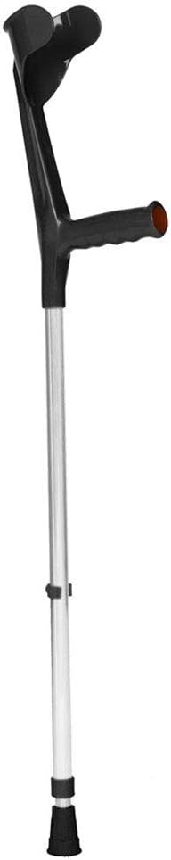 Forta Bastón Inglés, Muleta, 1 unidad, Regulable en 10 Medidas| Resistente hasta 150 kg| Aluminio| Solo Pesa 0.5 kg | Color Negro