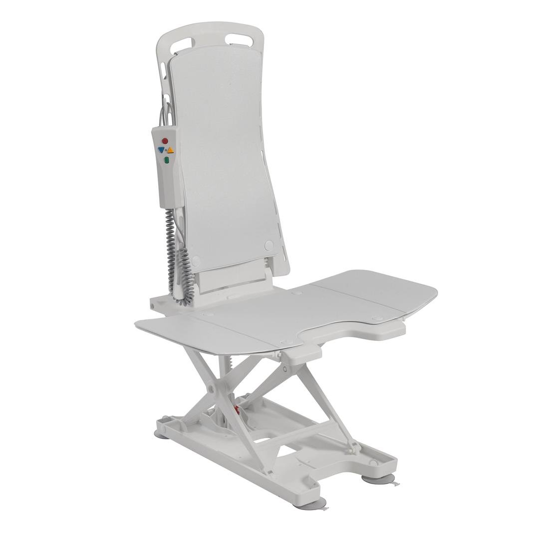 Drive Medical 470100252 Bellavita - Asiento para aseo personal (regulable), color blanco
