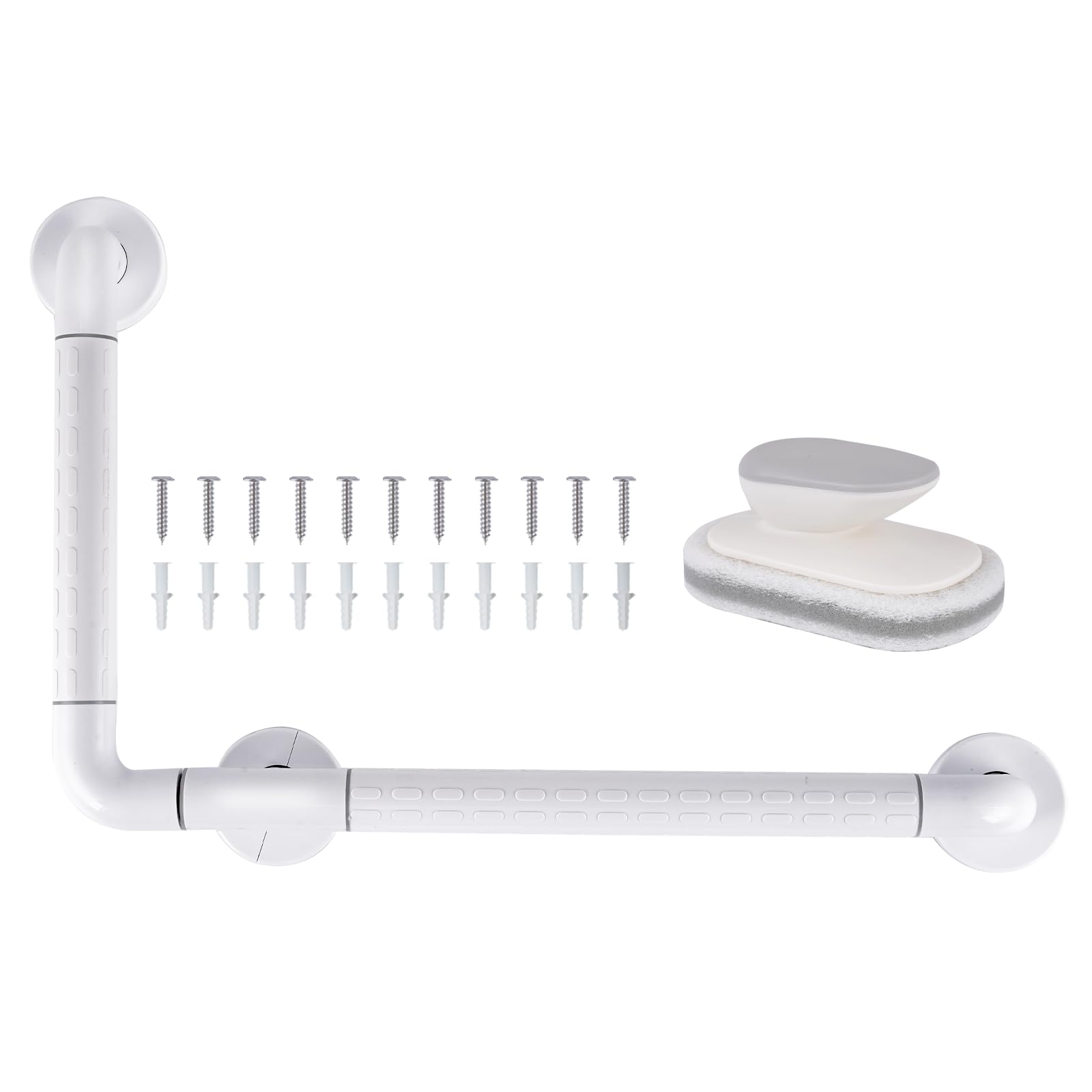 YUCHENGTECH Barra de Apoyo para Ducha 60cm Asidero para el Baño Pasamanos de Baño de Acero Inoxidable para Niños Mayores Discapacitados Embarazadas