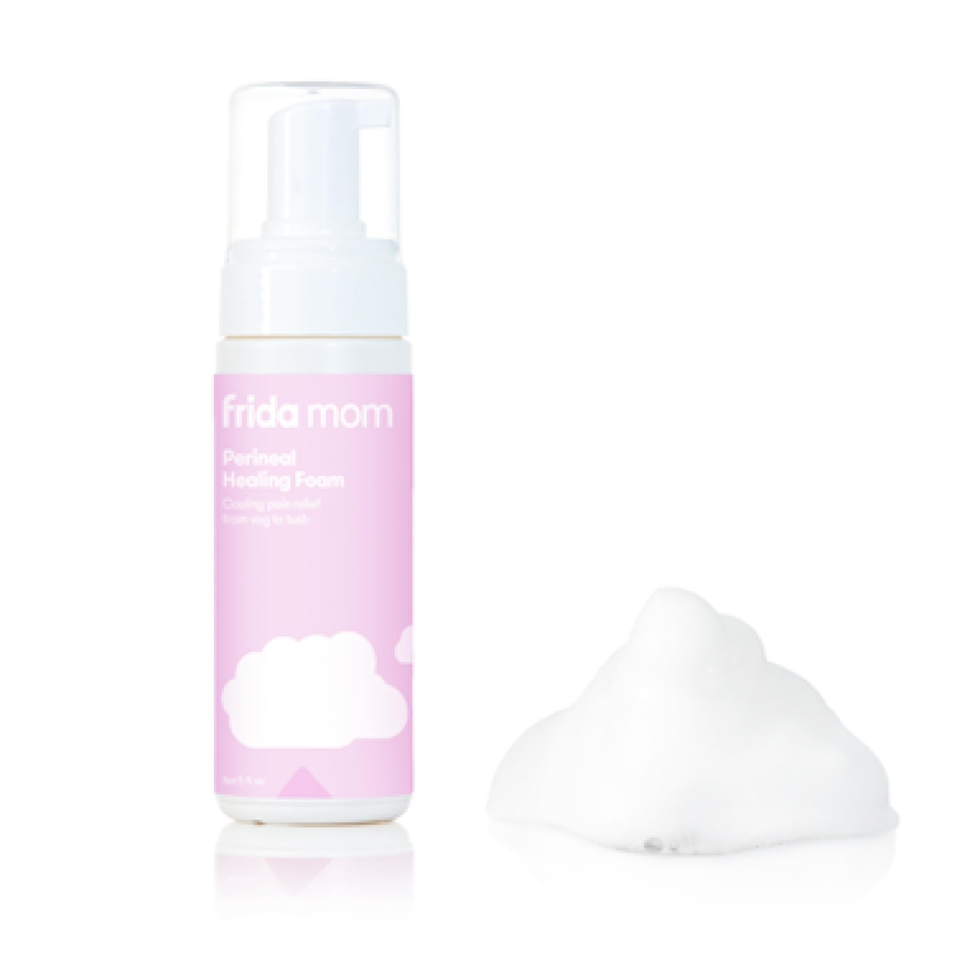 Frida Mom Espuma curativa perineal de hamamelis para cuidado posparto: alivio del dolor refrescante y tratamiento de hemorroides, 5 onzas líquidas