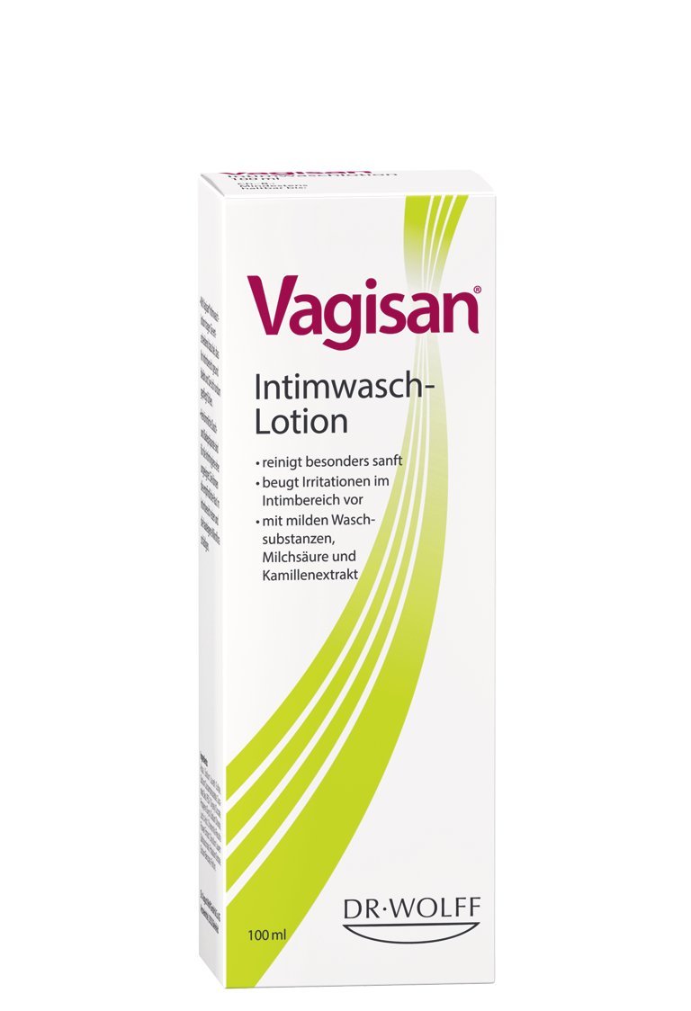 Vagisan Loción de lavado íntimo, 1 x 100 ml, limpieza suave de la zona íntima
