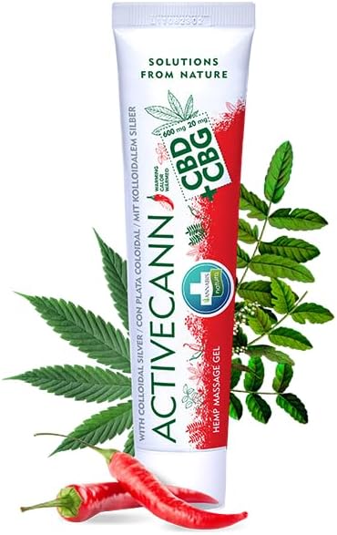 Annabis ACTIVECANN CBD + CBG Efecto Calor - Gel de masaje con Cannabigerol y Aceite de Semilla de cáñamo 75ml