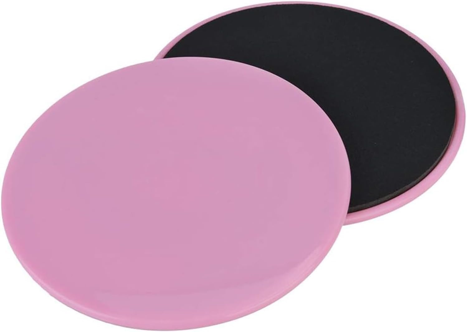 Discos Deslizadores Core,Cara Disco Core Sliders,para Entrenamiento,Hogar,Yoga,Fitness,Pilates,Ejercicios de Cuerpo para alfombras y Pisos Duros(Rosa)