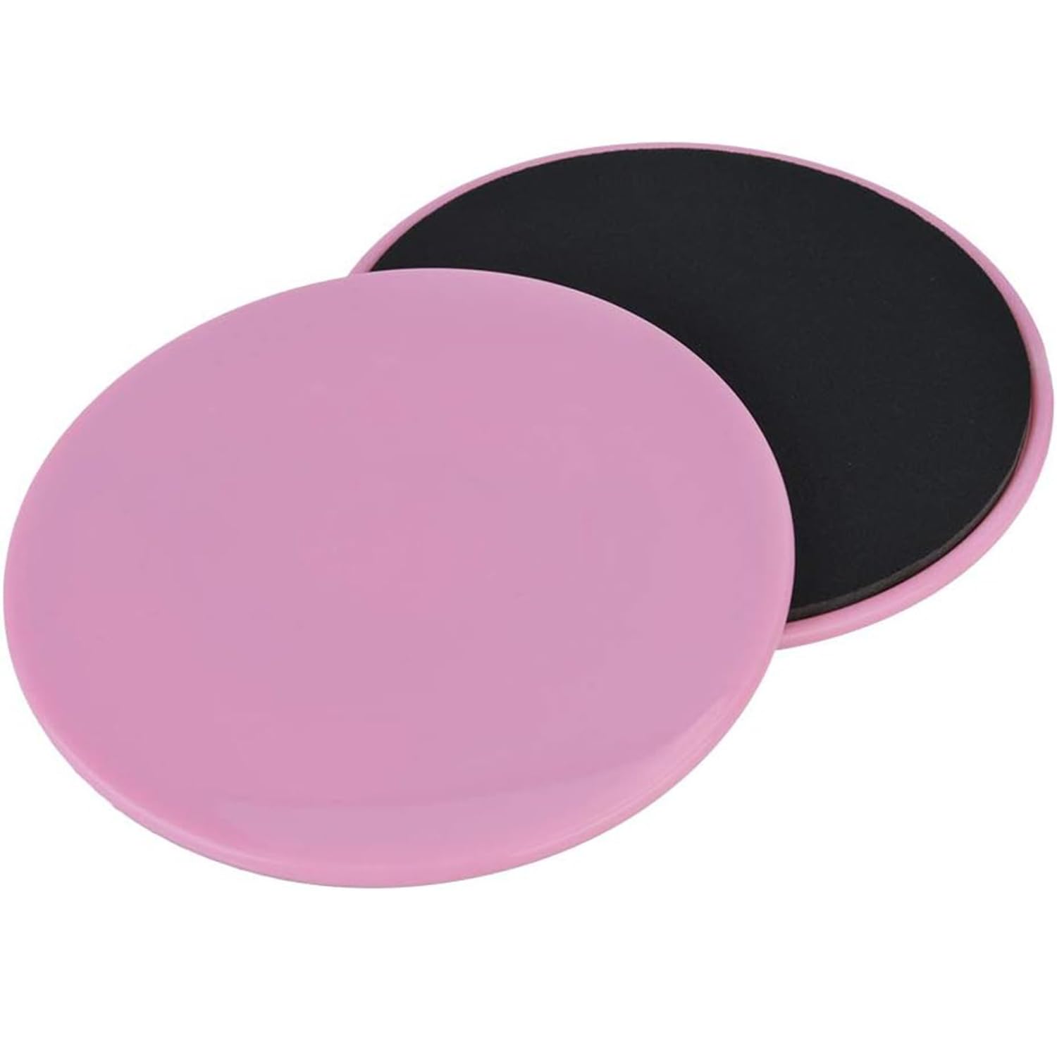 Discos Deslizadores Core,Cara Disco Core Sliders,para Entrenamiento,Hogar,Yoga,Fitness,Pilates,Ejercicios de Cuerpo para alfombras y Pisos Duros(Rosa)