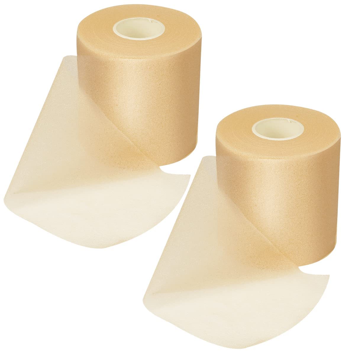 Jinsion 2 rollos Pretape Vendaje Deportivo, Pre Tape 27m x 7 cm, Venda Pretape, Tape Underwrap, Cinta Adhesiva Deportiva, Suave y Confortable, Venda Elastica para Codos, Muñecas, Rodillas, Tobillos