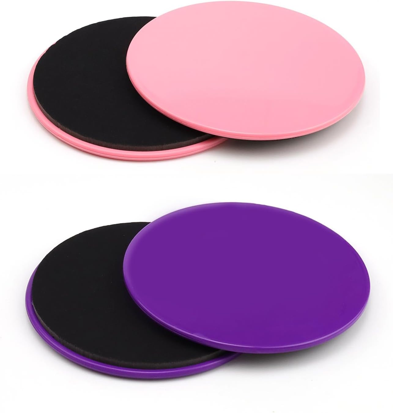 Sliders Fitness 4 Piezas, Diámetro 17,5 cm Discos Deslizantes, Core Sliders Esculpir la Pérdida de Grasa, para Estocadas, Soporte de Tabla, Entrenamiento Abdominal