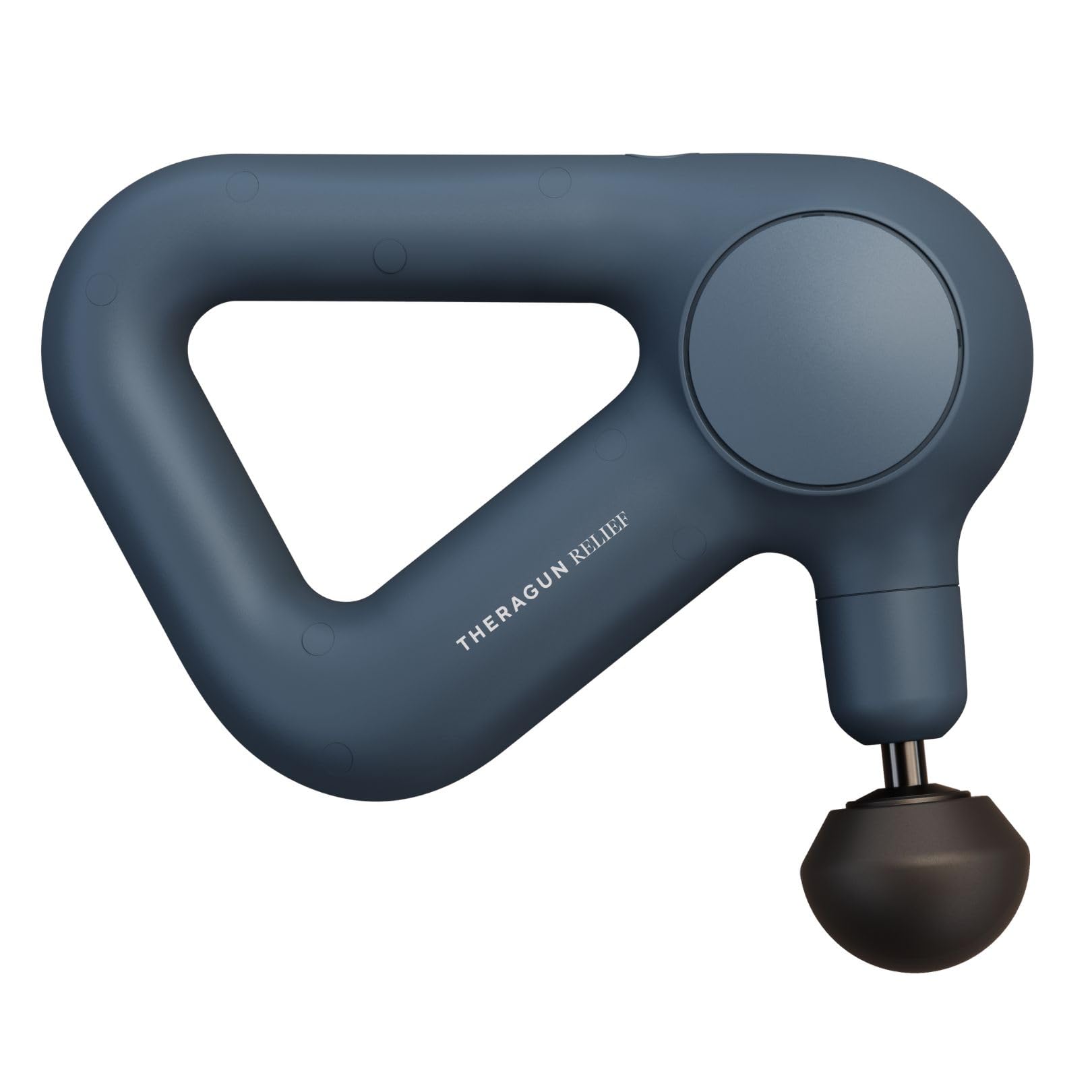 Theragun Relief Alivio Masajeador de Percusión Manual - Fácil de Usar, Cómodo y Ligero para Alivio del Dolor Diario en Cuello, Espalda, Pierna, Hombro y Cuerpo (Navy)