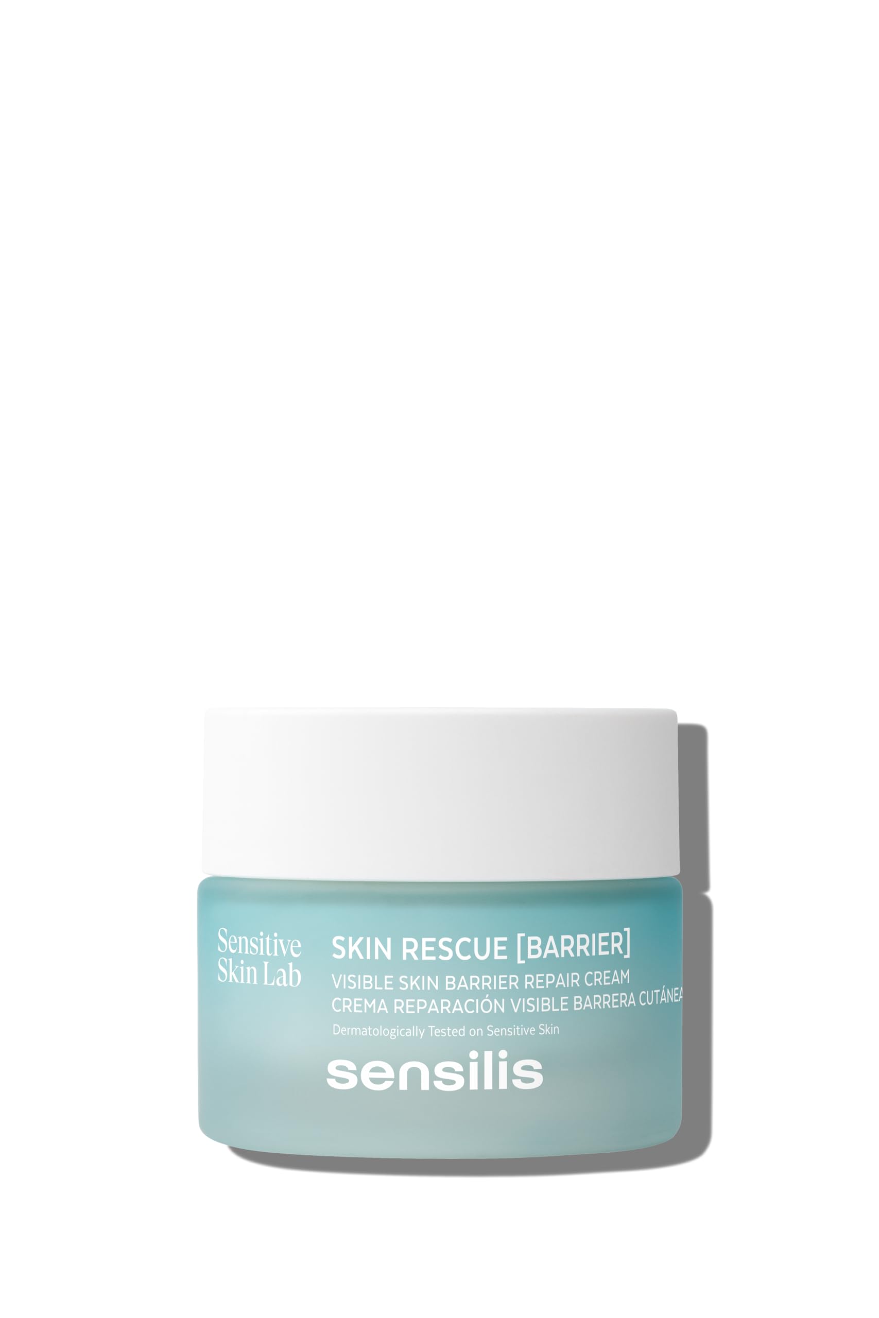 Sensilis - Skin Rescue Barrier, Crema Facial, Repara Profundamente la Piel, Alta Hidratación, Reduce el Enrojecimiento, con Ácido Hialurónico y Ceramidas, Hipoalergénica, No Comedogénica - 50 ml