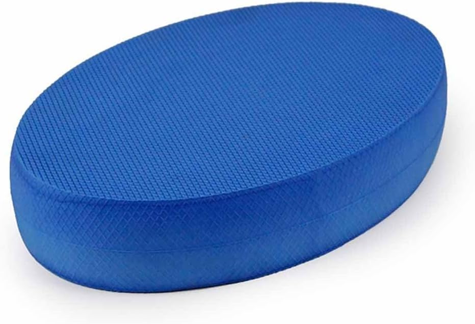 Almohadillas de equilibrio de espuma ovalada, almohadilla de ejercicio estable, portátil, antideslizante, perfecta para fisioterapia, pilates, entrenamiento de fuerza