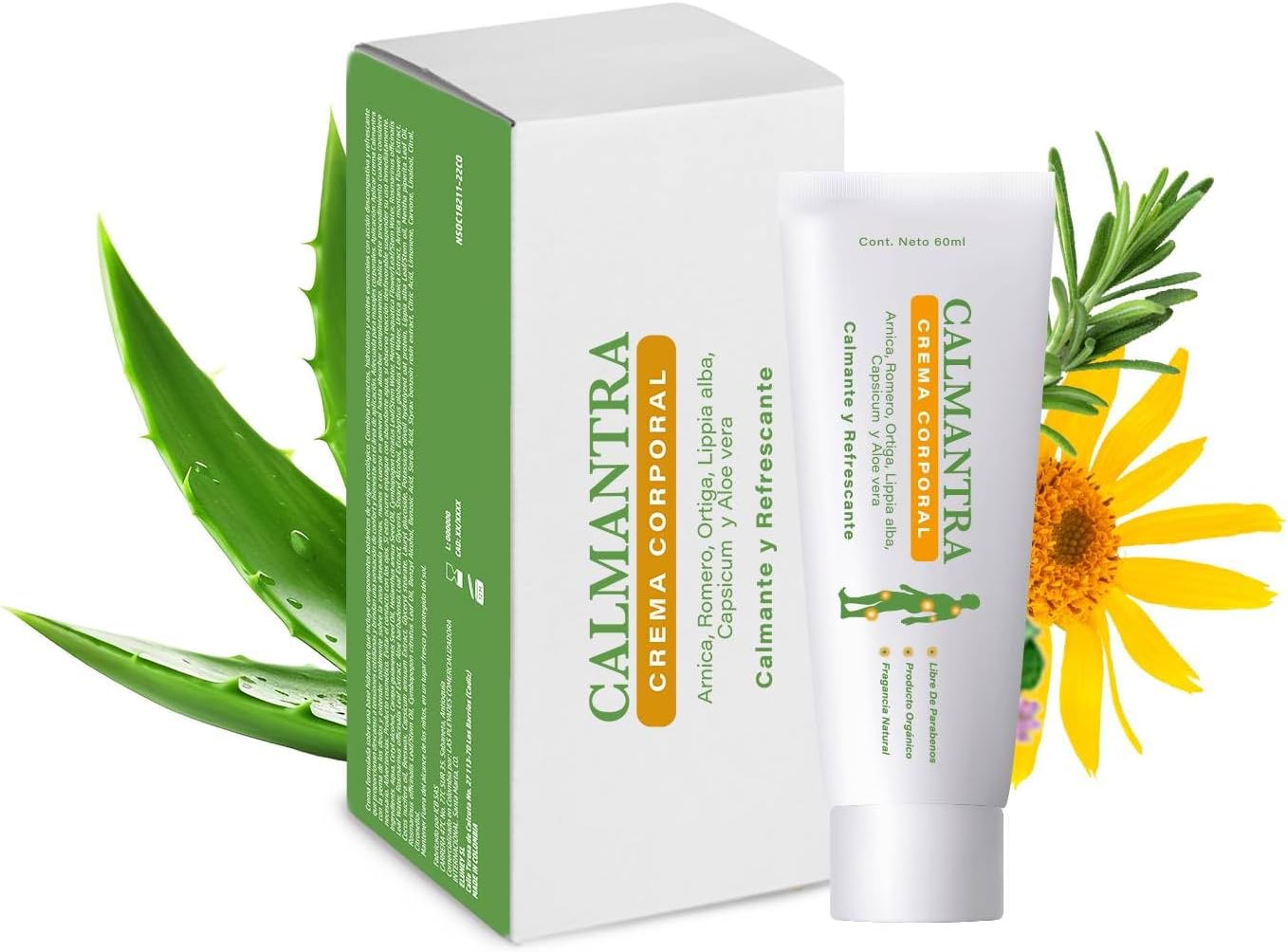 CALMANTRA Crema Antiinflamatoria con Aceites Naturales para las Articulaciones - Arnica Crema AntiInflamatoria - Crema Masaje de Espalda, Región Lumbar, Músculos, Rodillas - Antiinflamatorio Natural