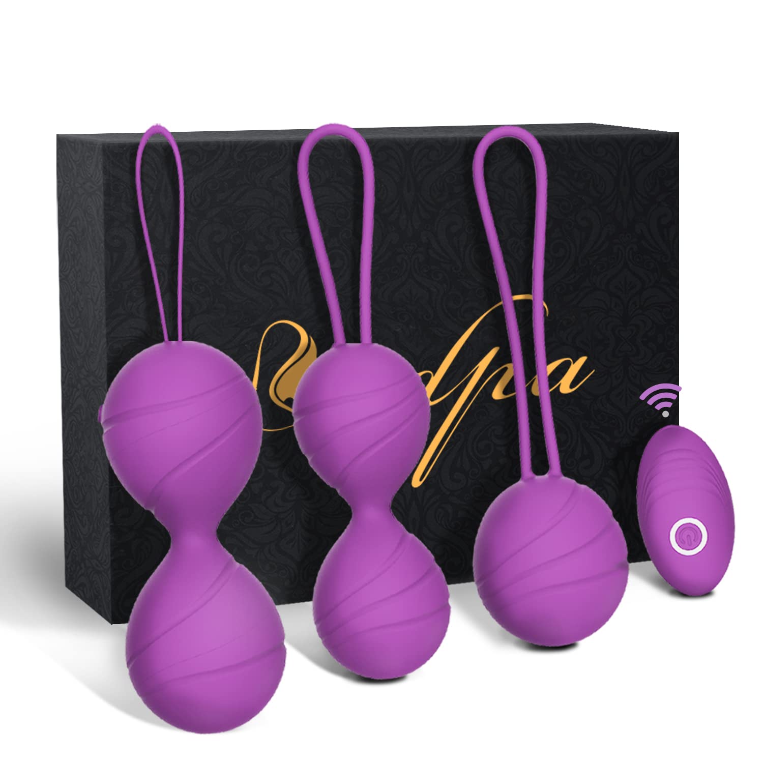 Vibradoreshomre Sexual Mujer con Mando 10 Modes, Bola China Pelota Pélvica de Silicona,Huevo Vibración Sexual Mujer, Bolas China Sexual Impermeable Vibrador mando Distancia Vibradorador Mujer Sex Toys