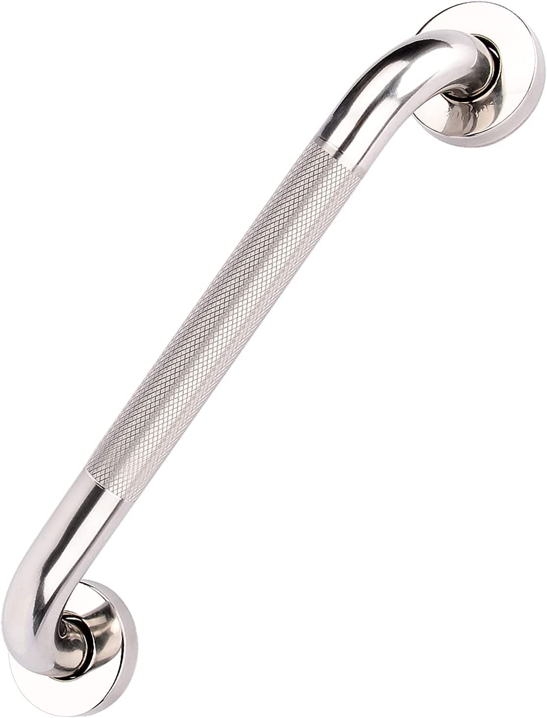 supregear Barra de Agarre para Baño, Tirador de Baño Antideslizante de Acero Inoxidable 304 de 40 cm, Tirador de Seguridad, Tirador Auxiliar para Cocina, Dormitorio, Bañera, Ducha y Escalones