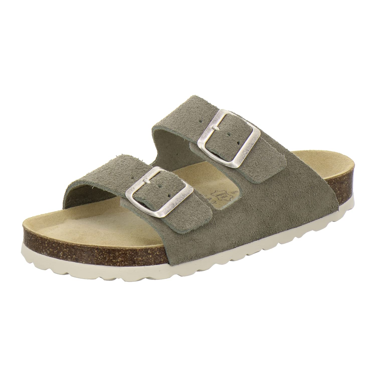 AFS-Schuhe 2100 - Chanclas de mujer de piel auténtica de alta calidad, fabricadas en Alemania