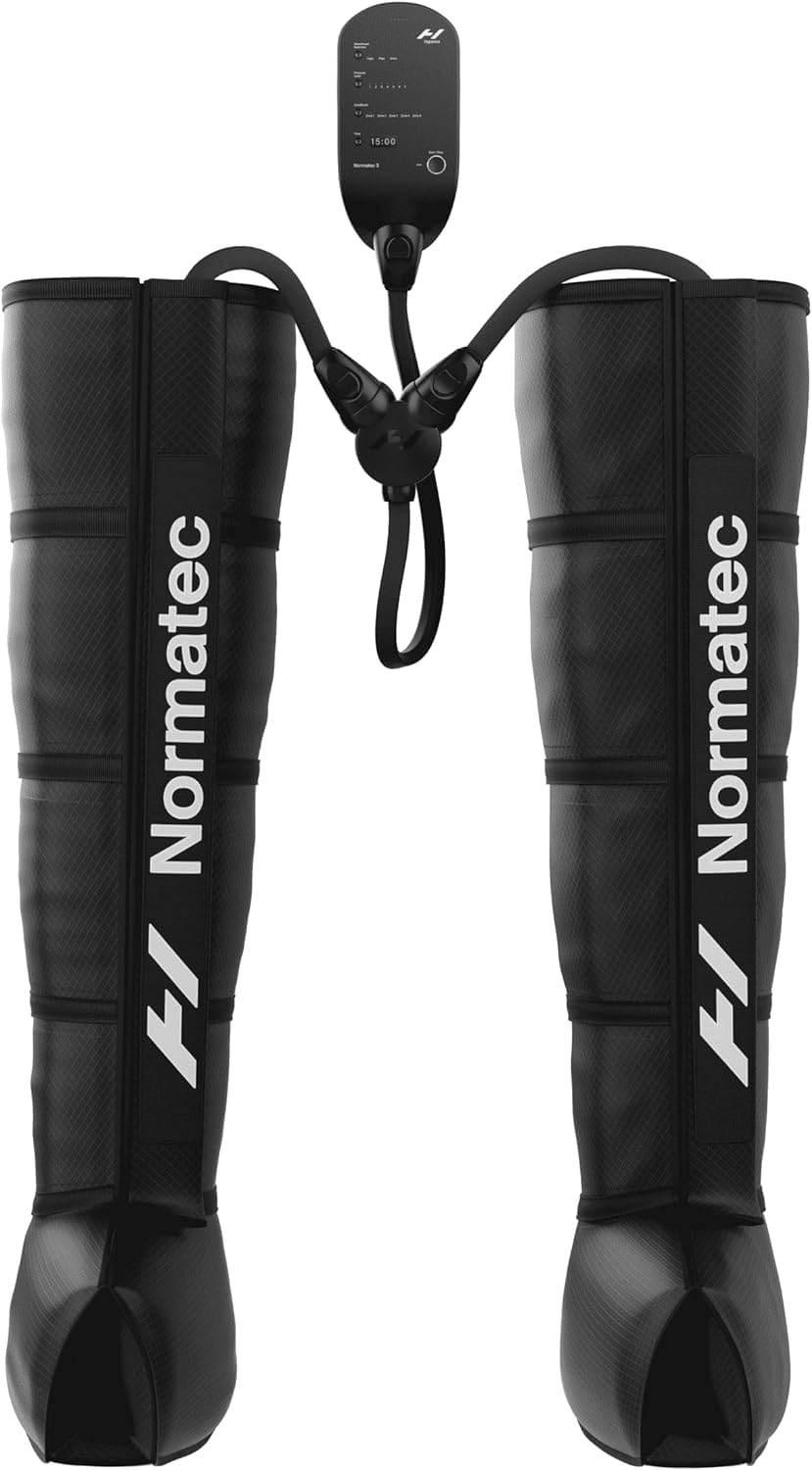 Hyperice Normatec 3 - Sistema de recuperación con tecnología patentada de masaje de compresión dinámica (Normatec 3 patas de tamaño estándar)