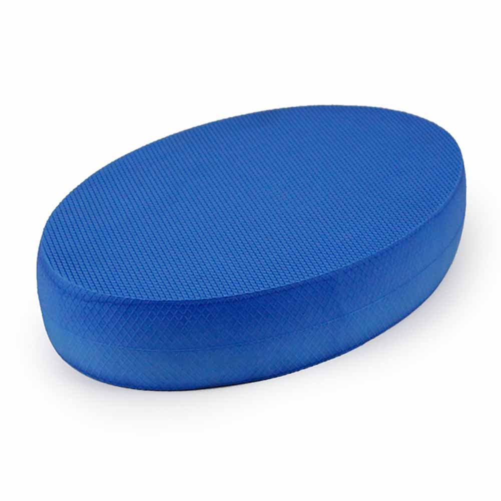 Almohadillas de equilibrio de espuma ovalada, almohadilla de ejercicio estable, portátil, antideslizante, perfecta para fisioterapia, pilates, entrenamiento de fuerza