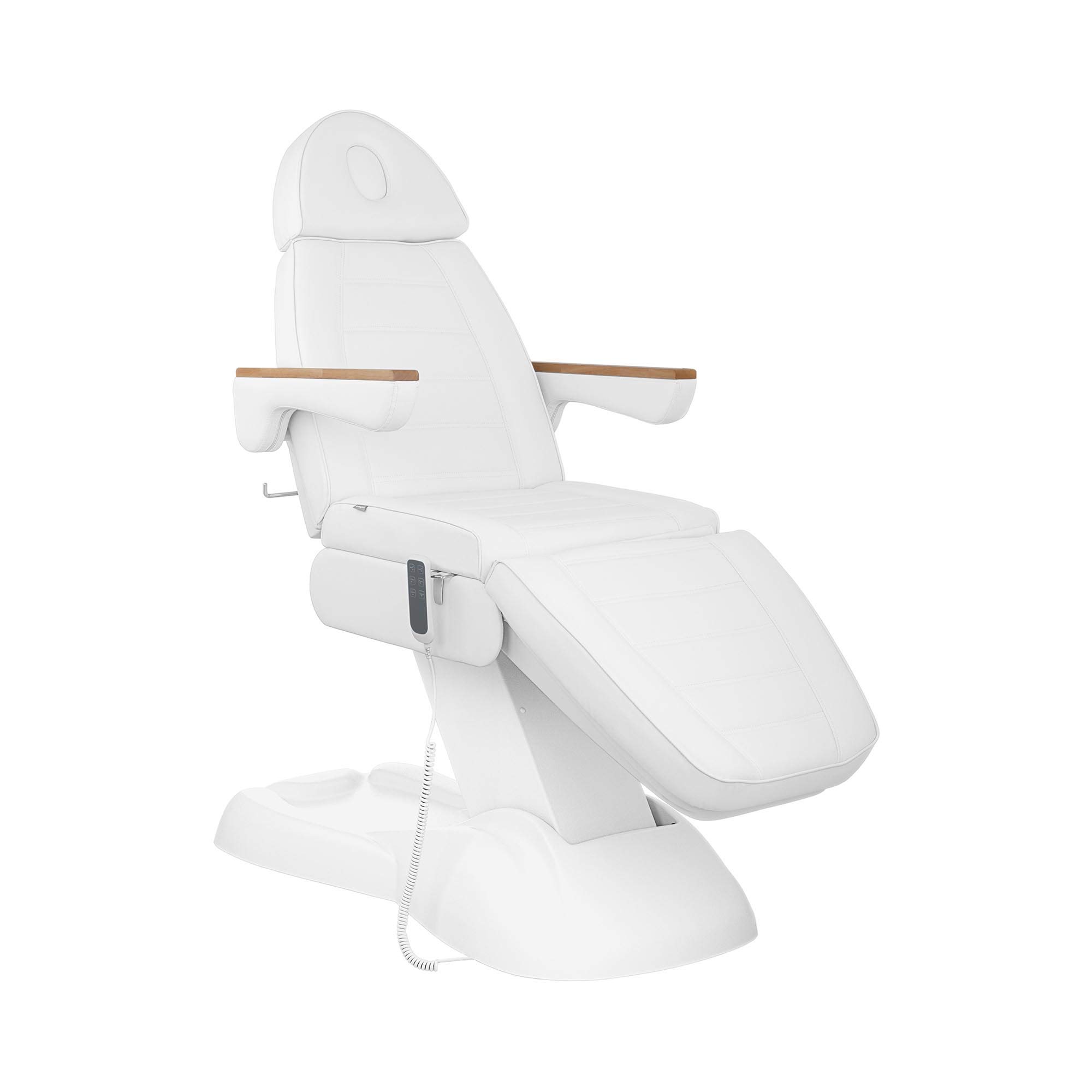 Physa Camilla De Estética Camilla Masaje Profesional Physa San Marino White (Eléctrica, Estructura De Hierro Recubierto En Polvo, Tapicería De Piel Sinética, PVC, Blanco)