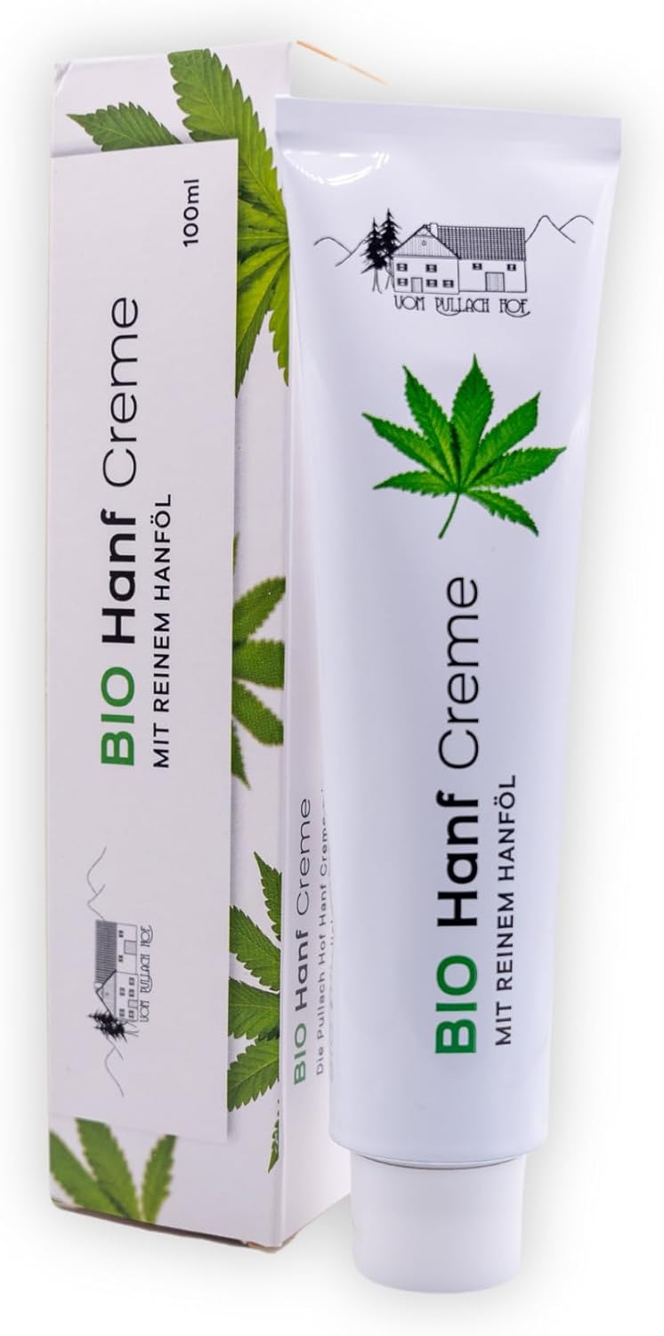 DEMERGY® Crema de Cáñamo100 ml para el dolor Aceite de Semillas para masaje Espalda, Lumbares, Músculos, Rodillas, Cuello y Hombros Rica en extractos naturales