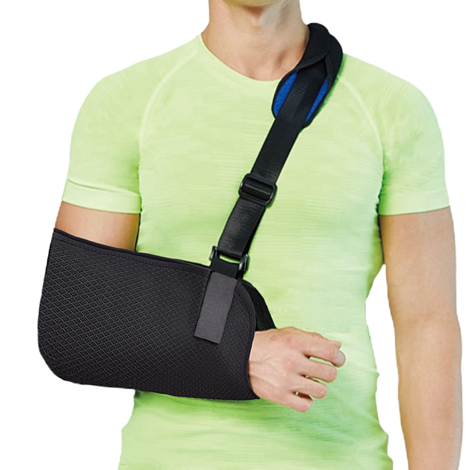 Fasola Cabestrillo Brazo Adulto, Cabestrillo Hombro Inmovilizador Con Una Almohadilla De Espuma Para El Cuello, Cabestrillo Para Hombro Para Muñeca Rota, Codo, Brazo, Hombro Dislocado - M