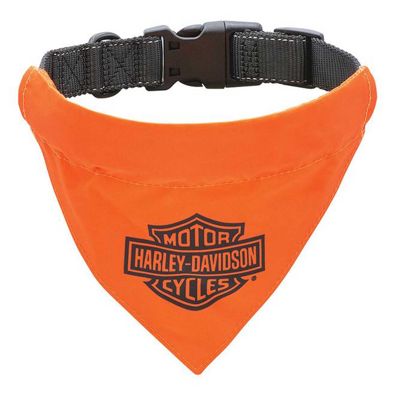 Harley-Davidson Collar para Perros y Mascota con Bandana, Collares para Perros, Grande/XL, Cierre Ajustable de 18 a 26 Pulgadas