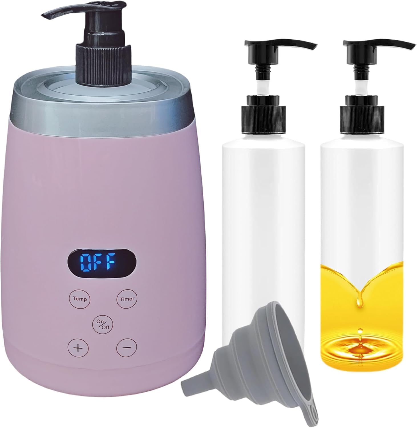 Calentador de aceite de masaje de doble base, calentador de loción profesional, calentador de crema, calentador de botellas de aceite, termostato automático, para salón, barbería, hogar, con cuatro