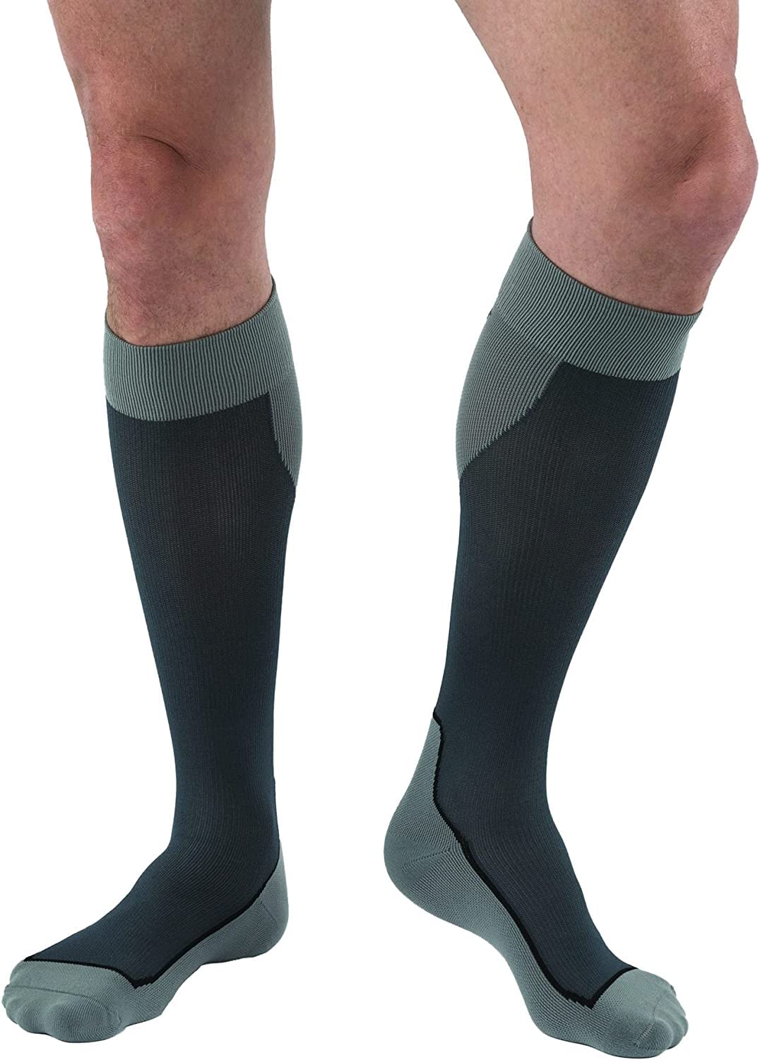 JOBST #¡ Valor Calcetines Casual, Grise, Grande