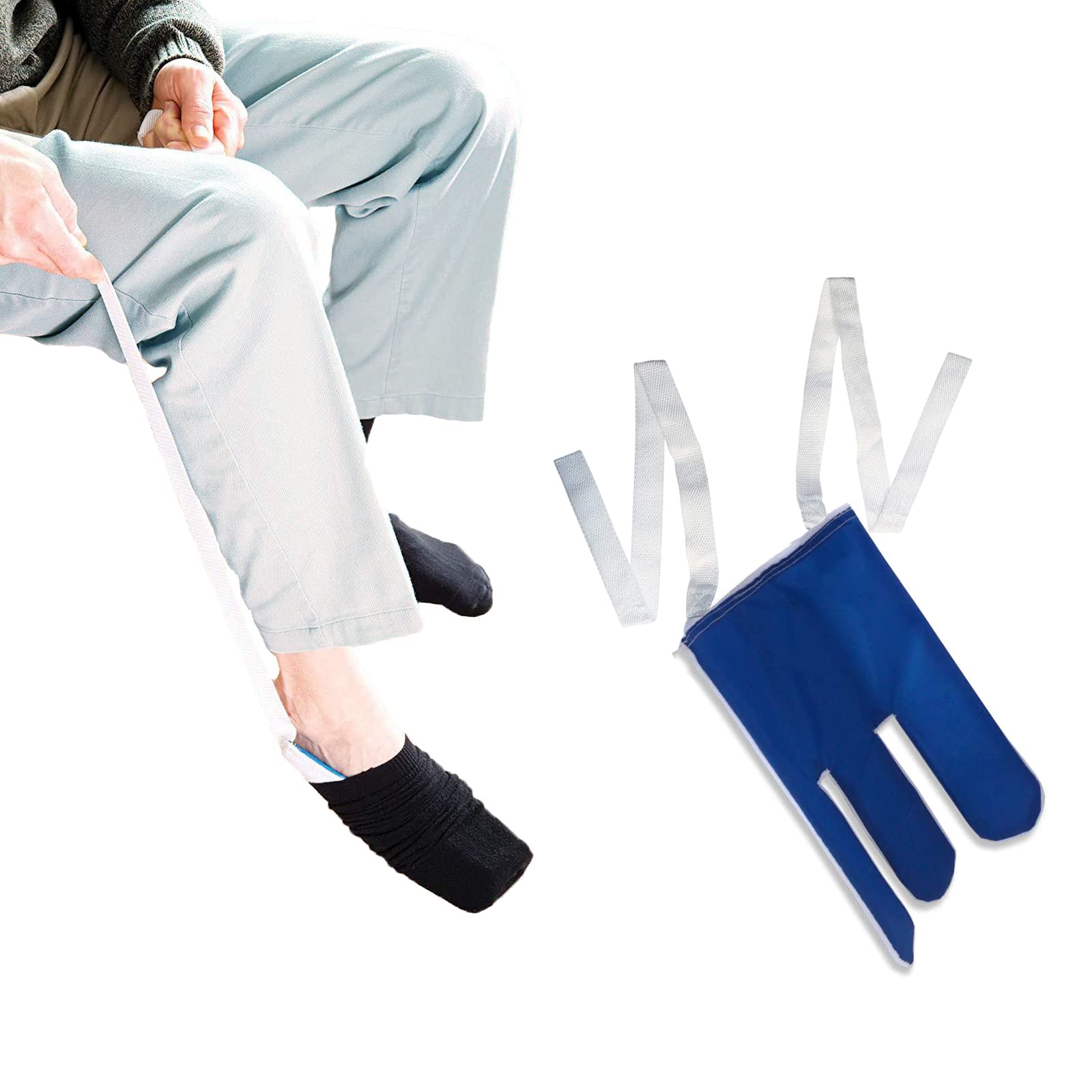 Duokirs Calzador Calcetines Aparato para poner calcetines Poner Calcetin Para Mujeres Embarazadas, Personas Mayores