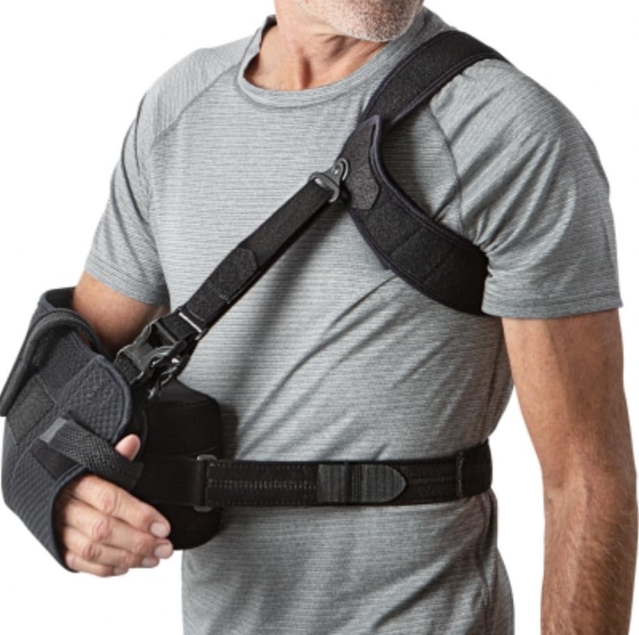 DonJoy Braces UltraSling PRO - Eslinga para lesión de hombro y manguito rotador (sin presión en el cuello) (11-0447-9)