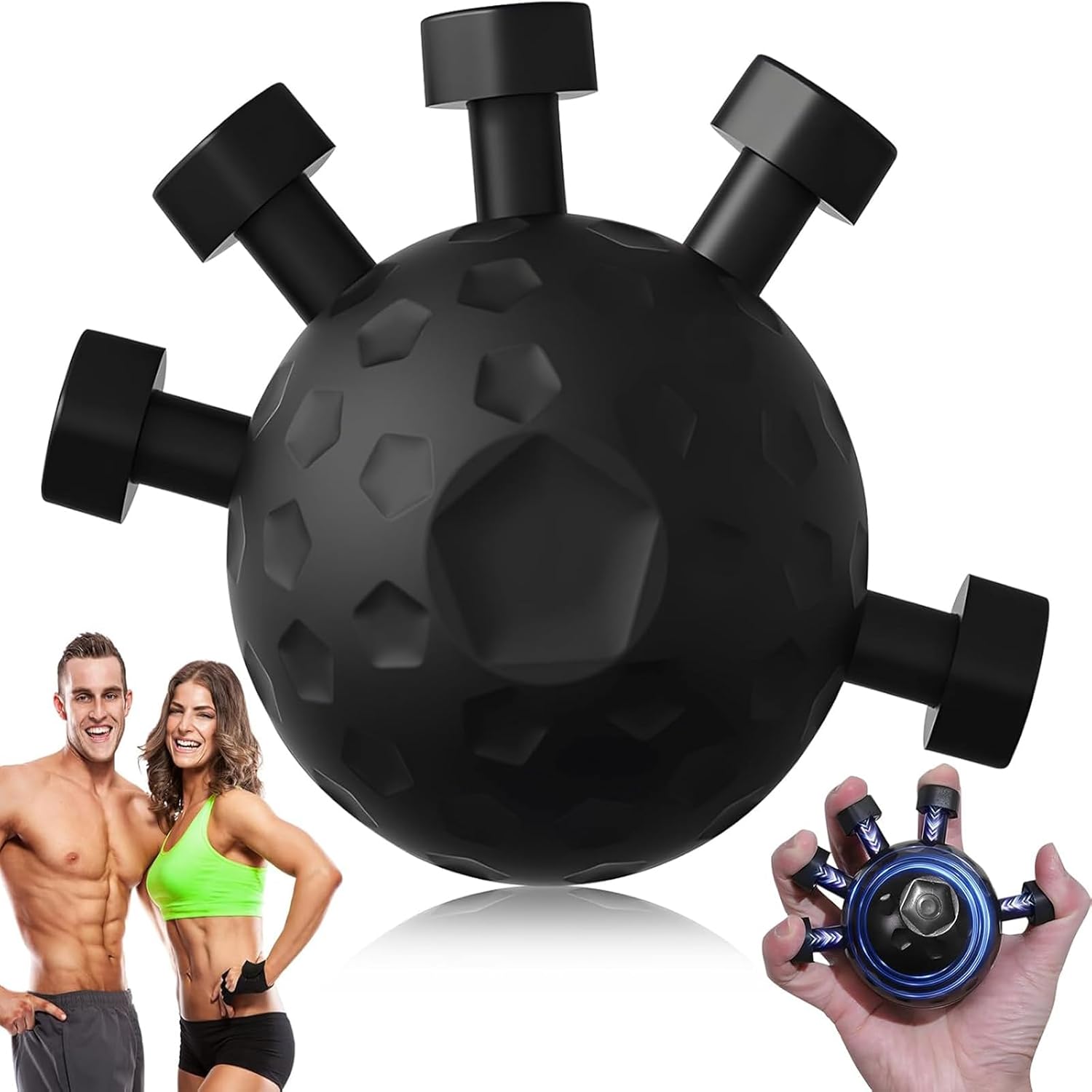 Fortalecedor de agarre de dedos, entrenador de manos, entrenador de dedos, 2025, nuevo entrenador de músculos de mano, fortalecedor de agarre para el desarrollo muscular y la recuperación después de