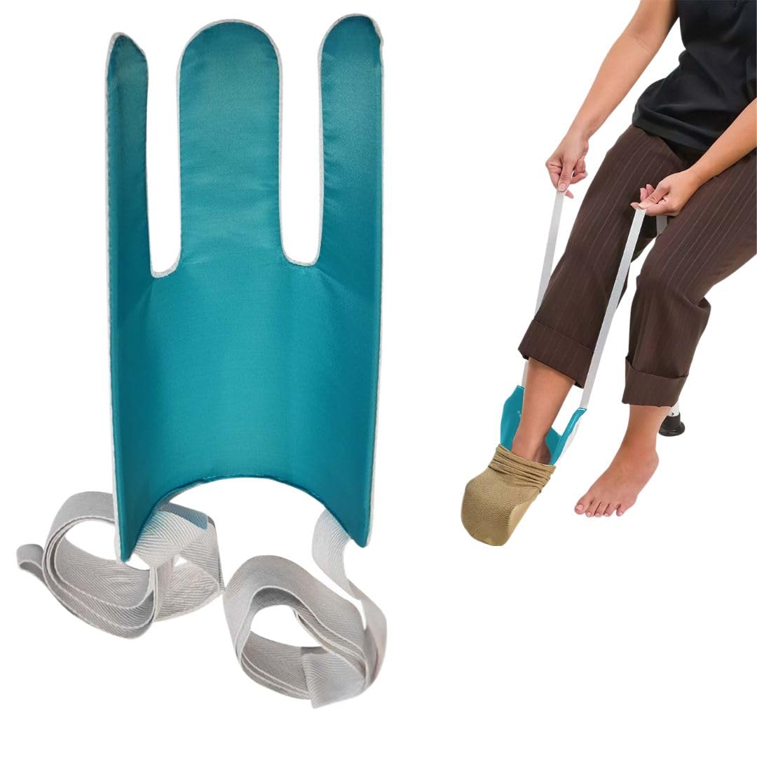 Calzador de Calcetines para Mayores | Aparato para Poner Medias de Compresión: Solución Ideal para Personas Mayores y con Movilidad Reducida