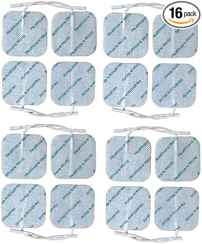 Electrodos Para TENS EMS Electroterapia Cuadrado TENS Electrodos x 16 Prorelax Dittmann Sanowell Saneo Sport Sanoe Vital