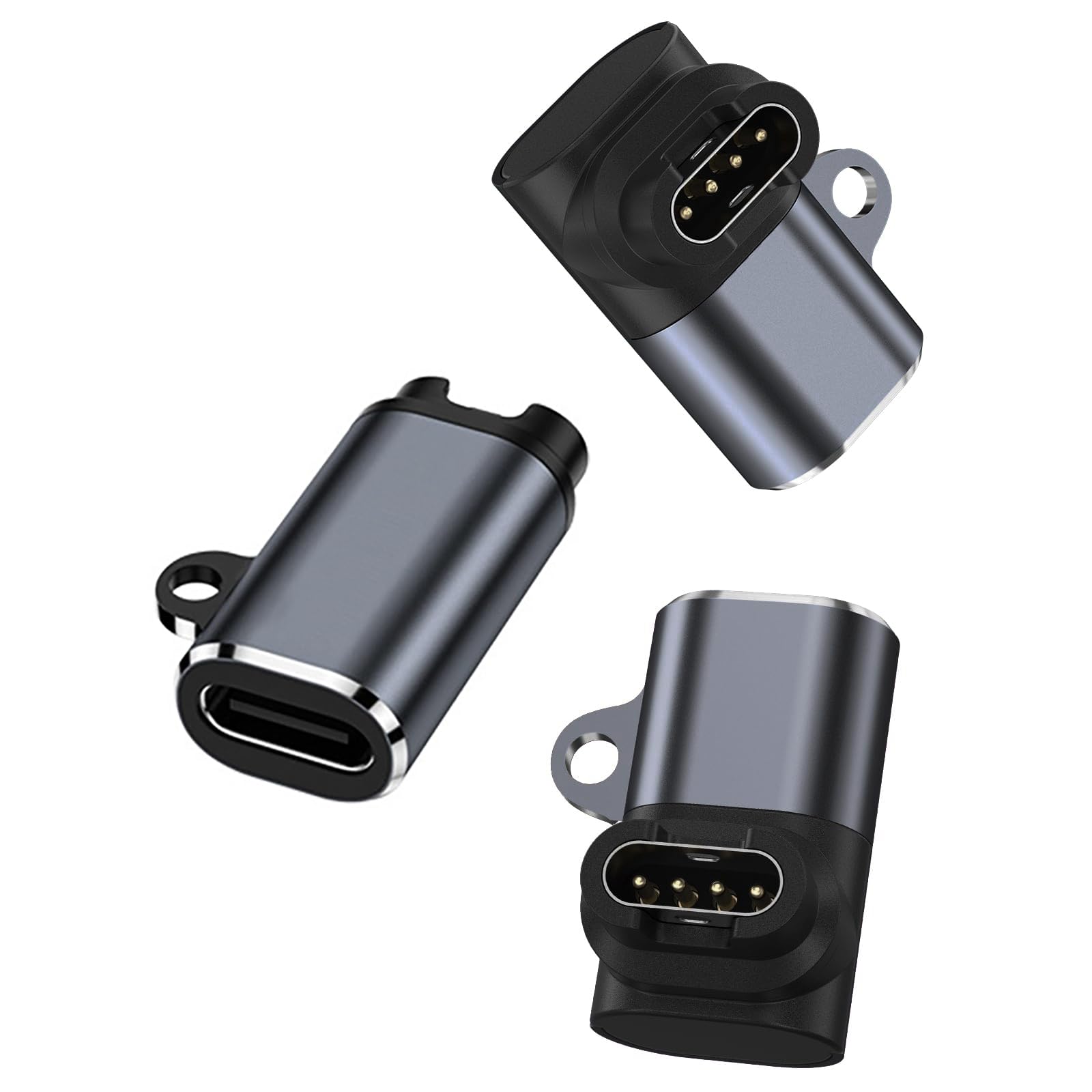 USB-C adaptador 3 piezas Type C Cargador reloj cable Compatible con Garmin Fenix 7 7S pro, 6 6S, Fenix 5 5S 5X Plus, Forerunner 165 265 965 955 45 55 255, Vivoactive 3,Venu 2,Instinct 2, epix 2 pro