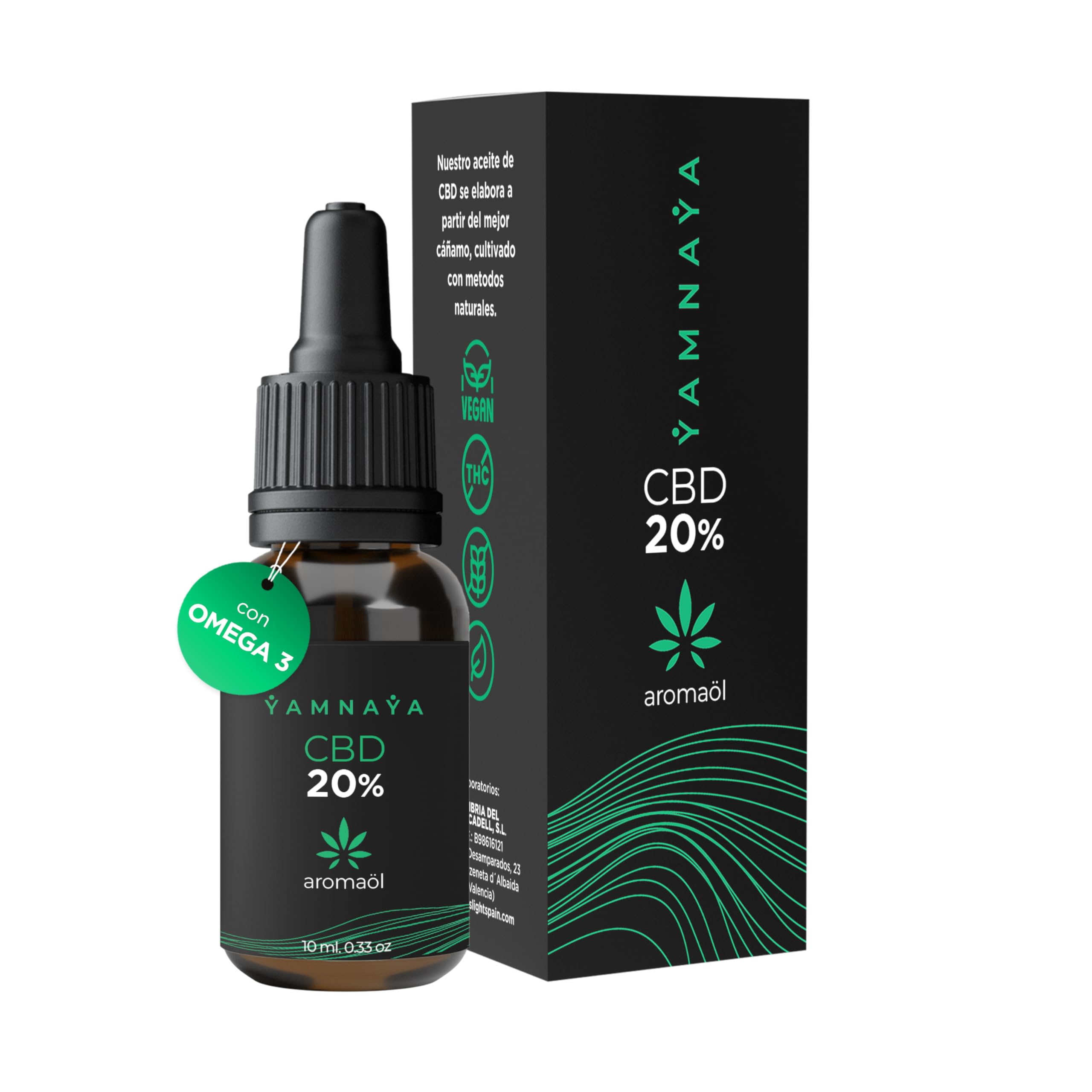 Aceite CBD 20% - 2000mg CBD Puro – 10ml de Gotas de Cannabidiol PREMIUM - Sueño Saludable - 0% THC