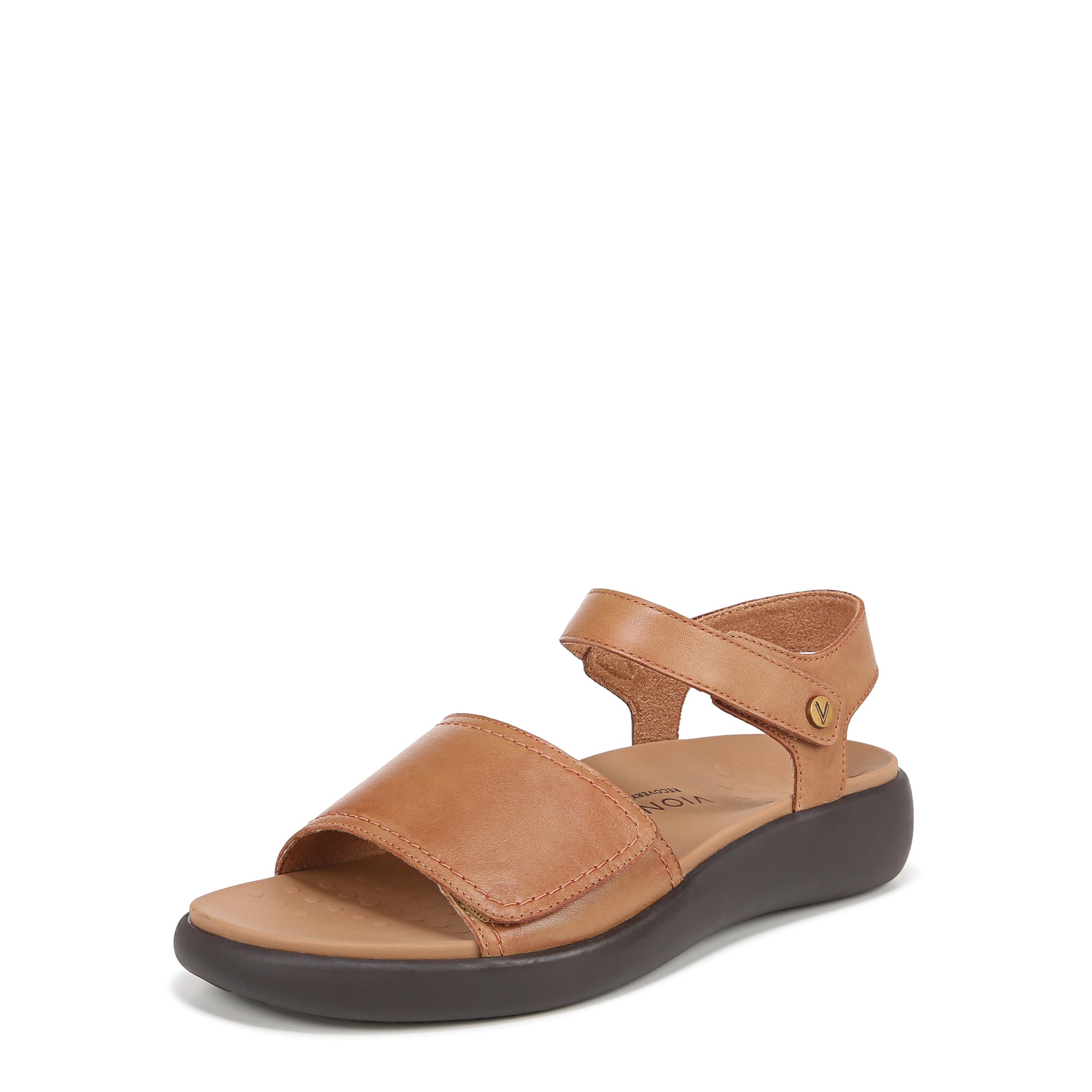 Vionic Womens Recovery Sandal Awaken Shoes with Arch Support Wide Fit
