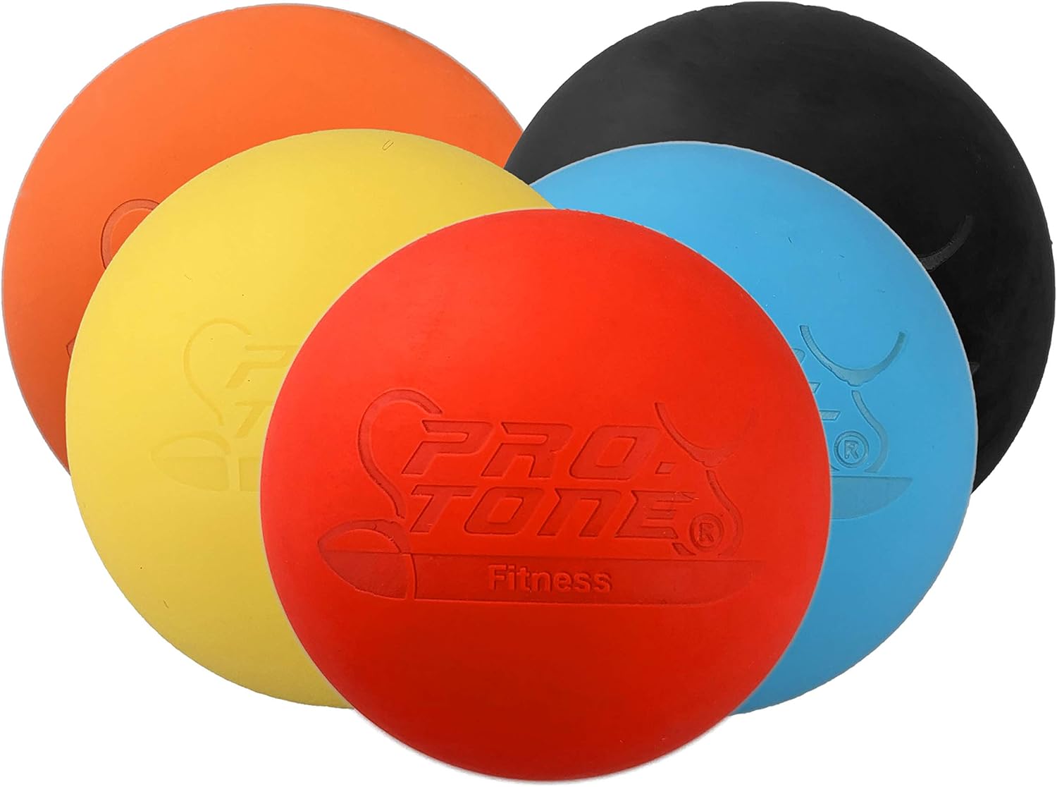 PROTONE Lacrosse Bola para punto de activación MASAJE/rehabilitación/FISIOTERAPIA/Crossfit (NARANJA)