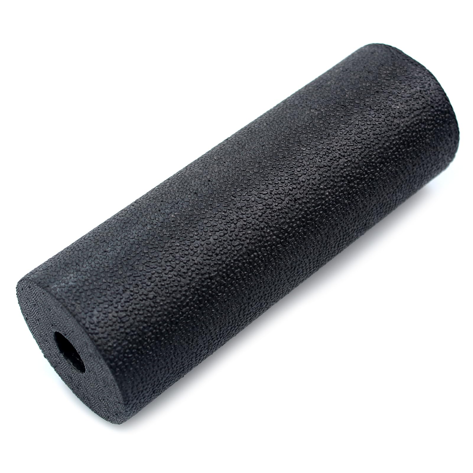 5.3 x 15 cm Mini rodillo de Masaje Fascial,Rodillo de Espuma Dura Cilindro de Espuma Dura para Fitness,Rodillo para Masajes Musculares para Aliviar Puntos Gatillo,Fitness,Yoga y Pilates -Negro