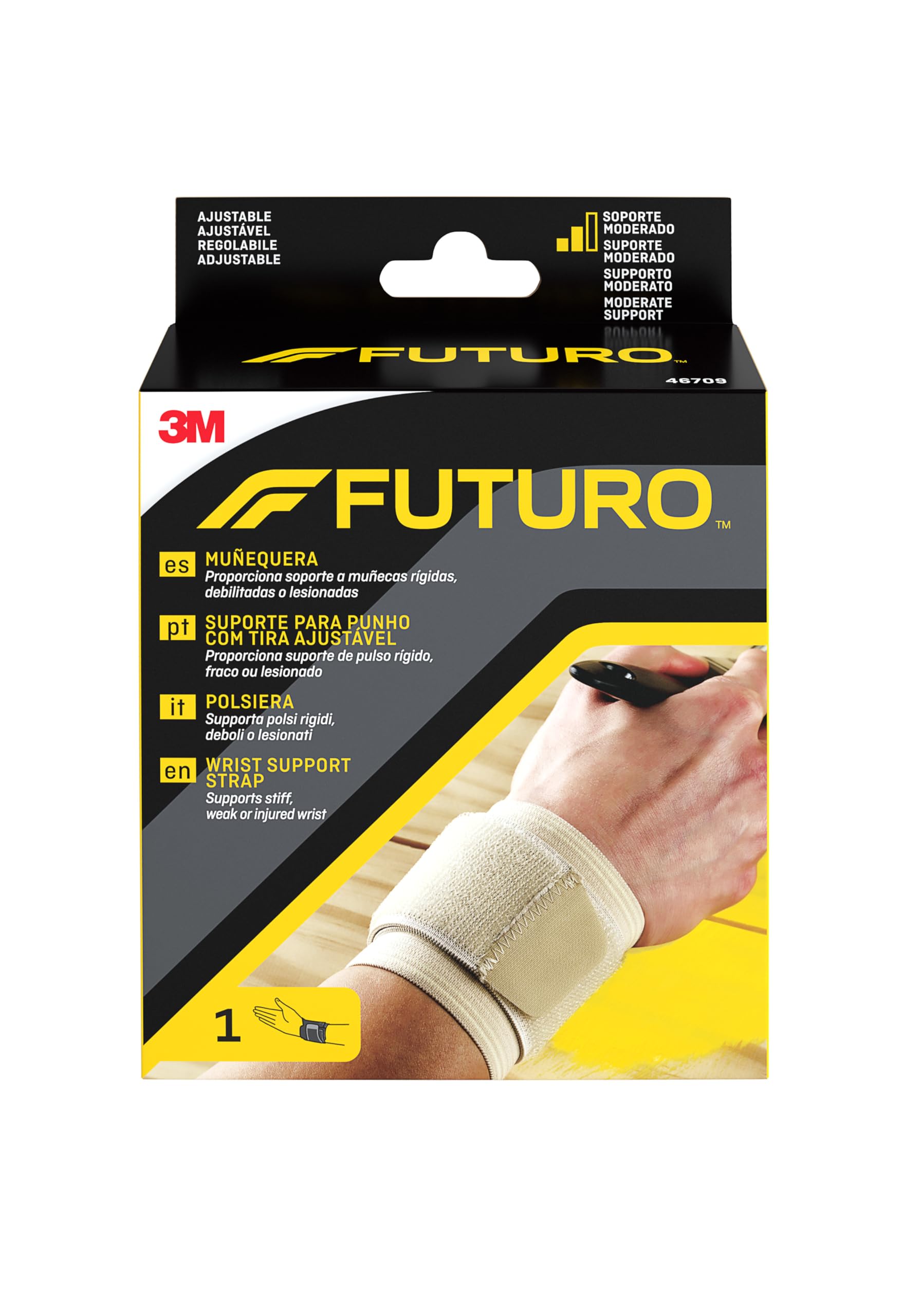FUTURO Muñequera 46709, Ajustable (14.0 - 24.1 cm)