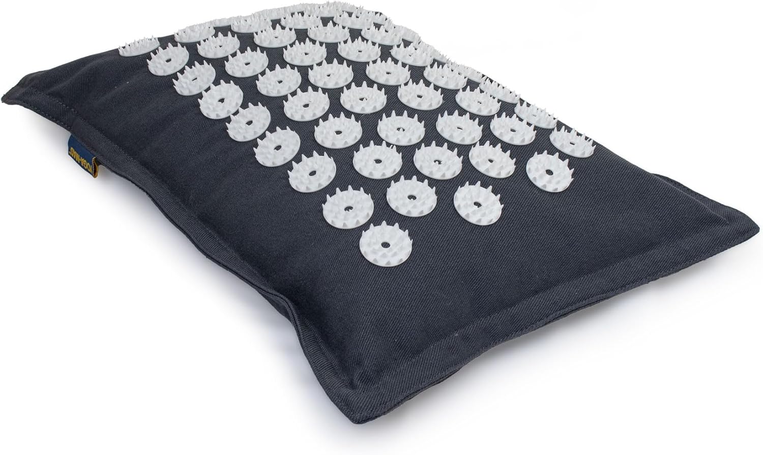 Yoga-Mad Almohada de acupresión | Cojín de masaje con picos para relajación profunda y alivio del estrés | Mejora del sueño y alivio del dolor de la tensión del cuello y la espalda | Opciones de
