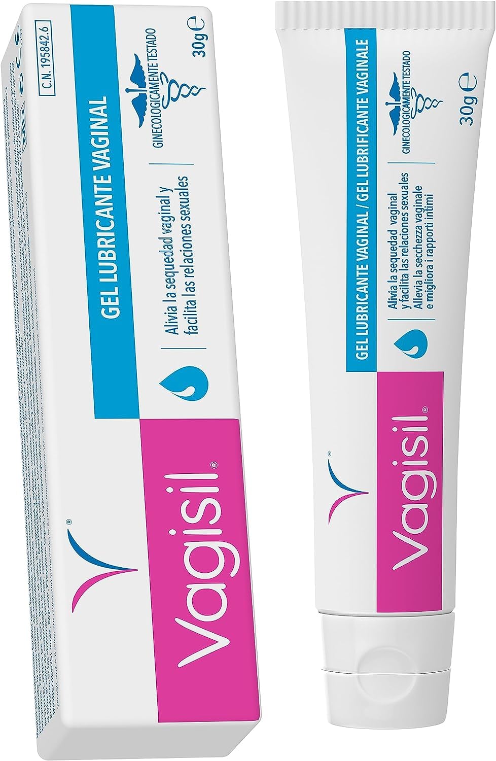 Vagisil Gel Lubricante Íntimo, Mejora las Relaciones Íntimas y Alivia la Sequedad Vaginal, Acción Lubricante E Hidratante Inmediata, Fórmula suave, 30 g