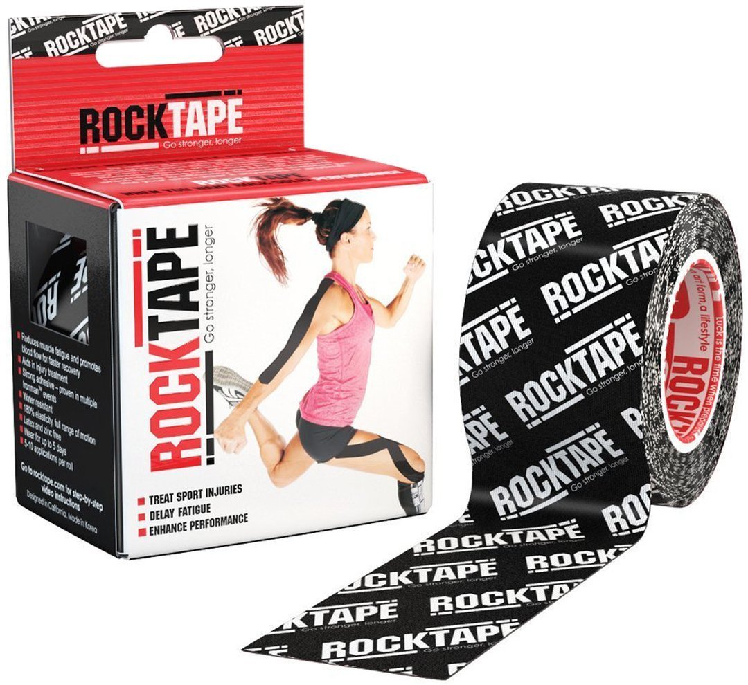 RockTape Kinesiology Tape Athletes, Resistente al Agua, Reducir el Dolor y la recuperación de Lesiones, 5 cm x 5 m