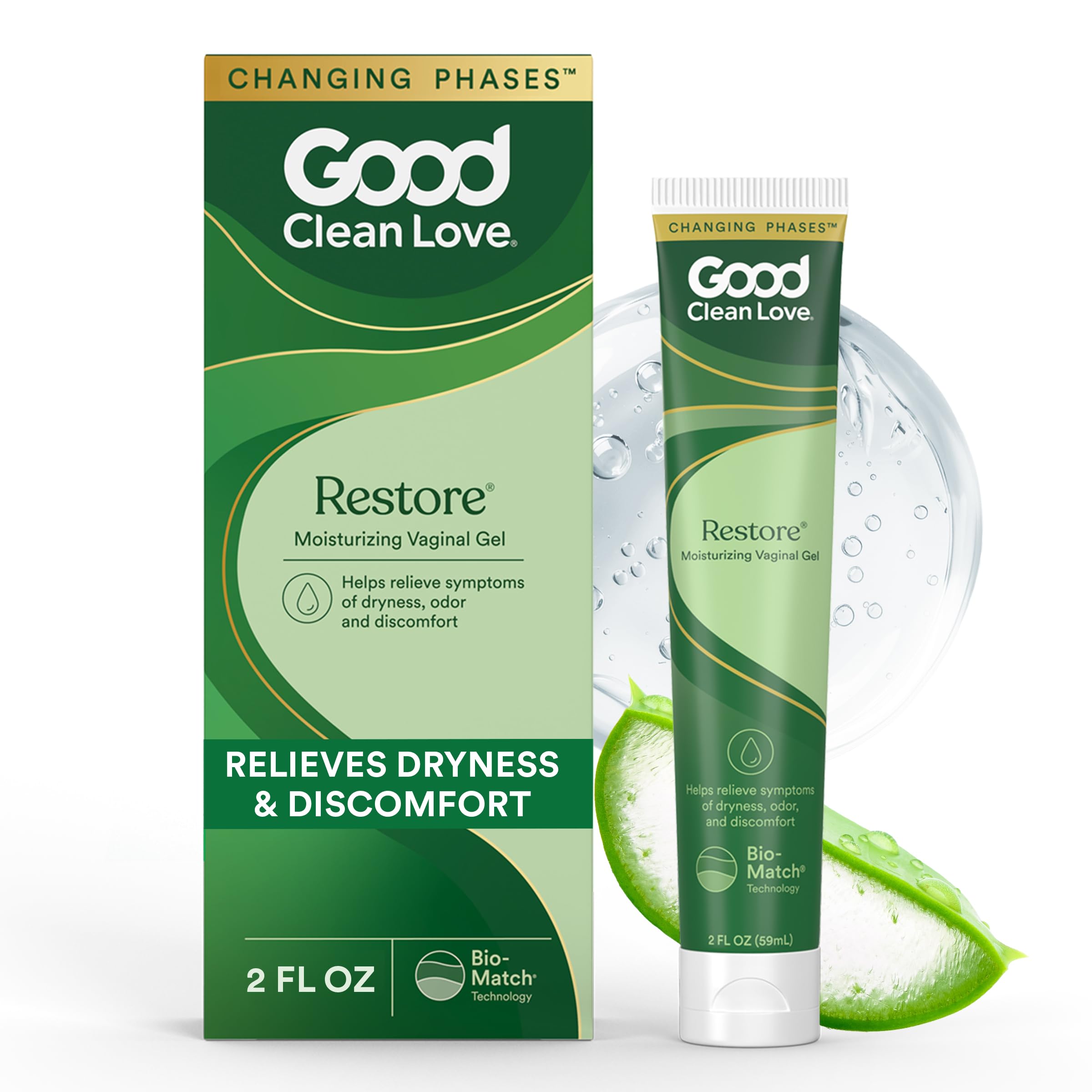 Good Clean Love: Bio-Match Restore Moisturizing Personal Lubricant, 2 oz