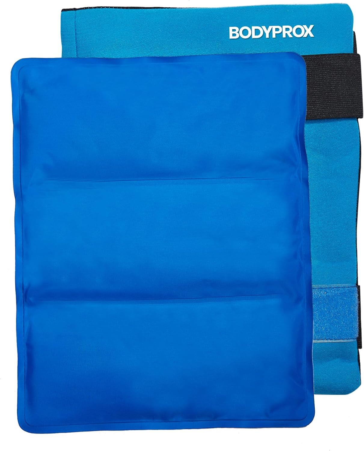 BODYPROX Bolsa de hielo de gel flexible grande para hombros, brazos, espalda y muslos. Envoltura terapéutica de frío y calor