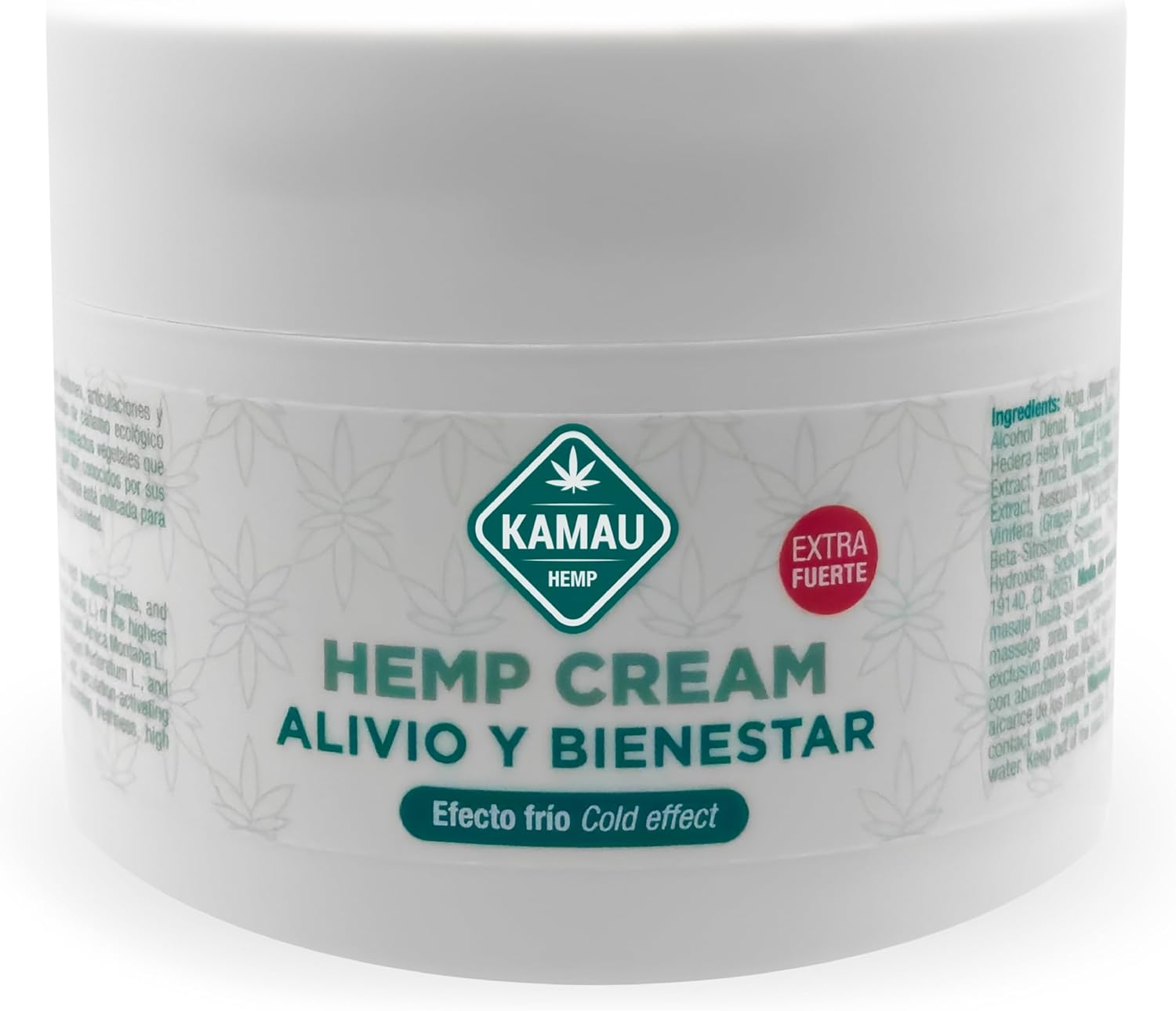 KAMAU Crema de Aceite de Cáñamo Extra Fuerte - Alivio Instantáneo para Dolores Musculares y Articulares - Crema Masaje para Cuello, Rodillas, Espalda, Hombros y Más - 250 ml