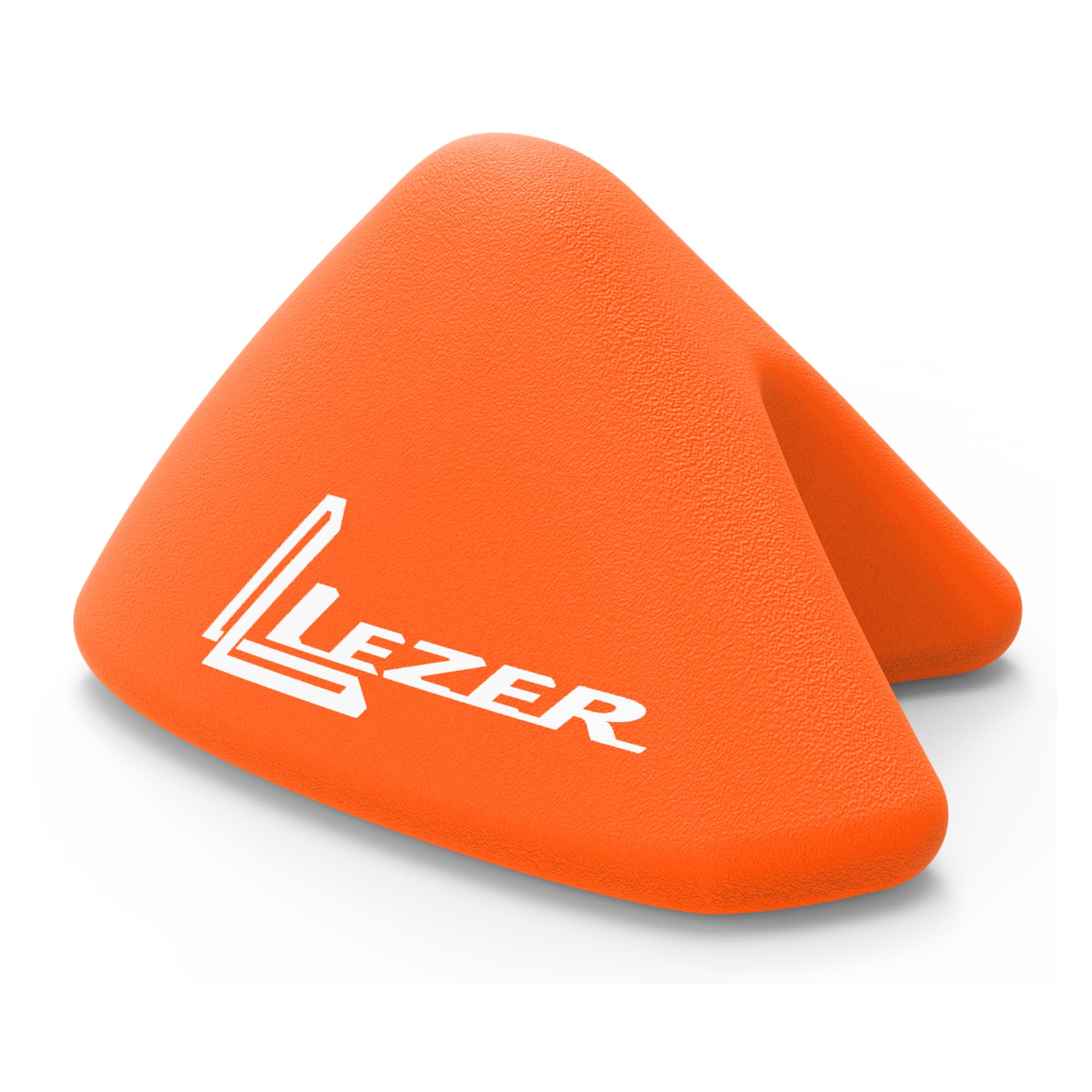 LEZER Herramienta de masaje triangular, punto muscular gatillo, masajeador de espalda y cuello, alivio muscular, liberación miofascial, terapia física, masaje manual (naranja)
