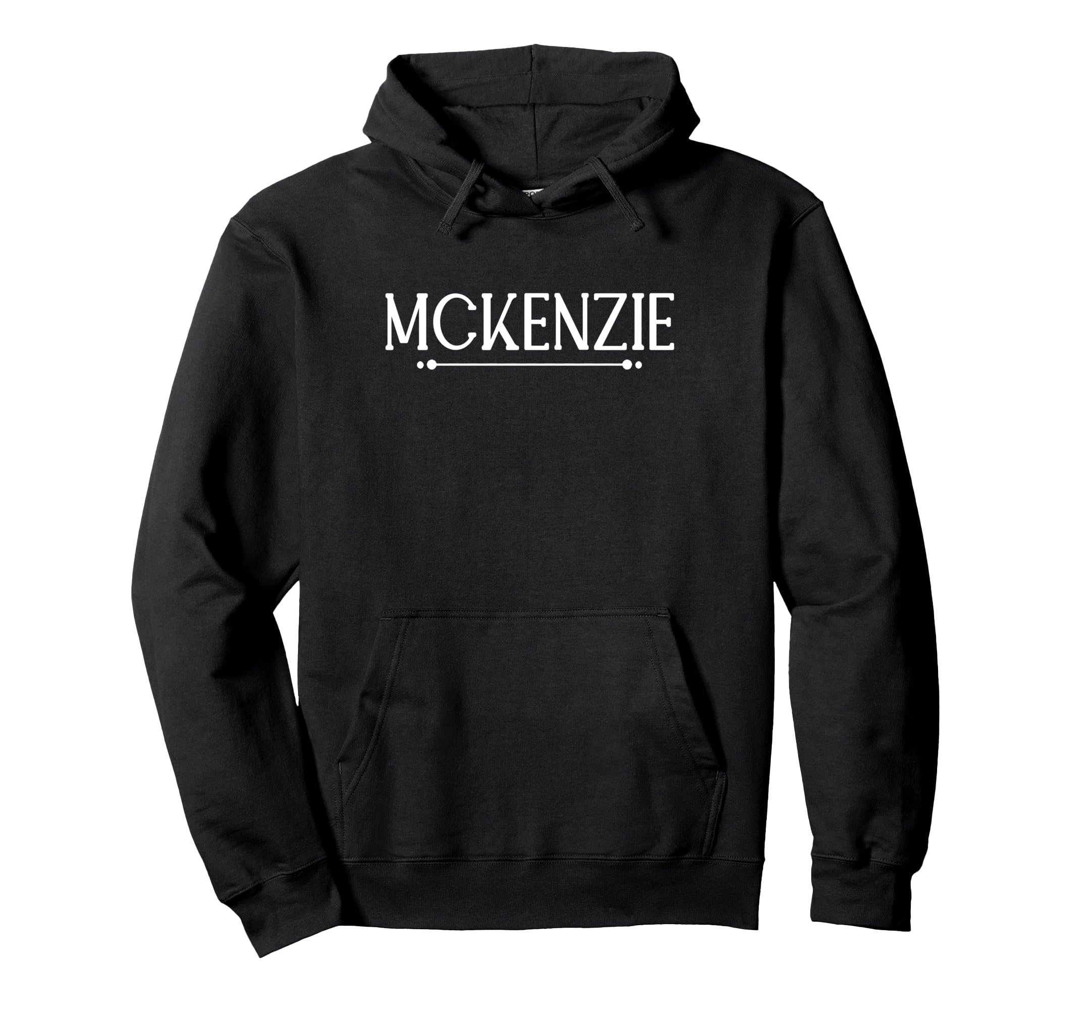 Clásico Personalizado Nombre Etiqueta Mckenzie Sudadera con Capucha