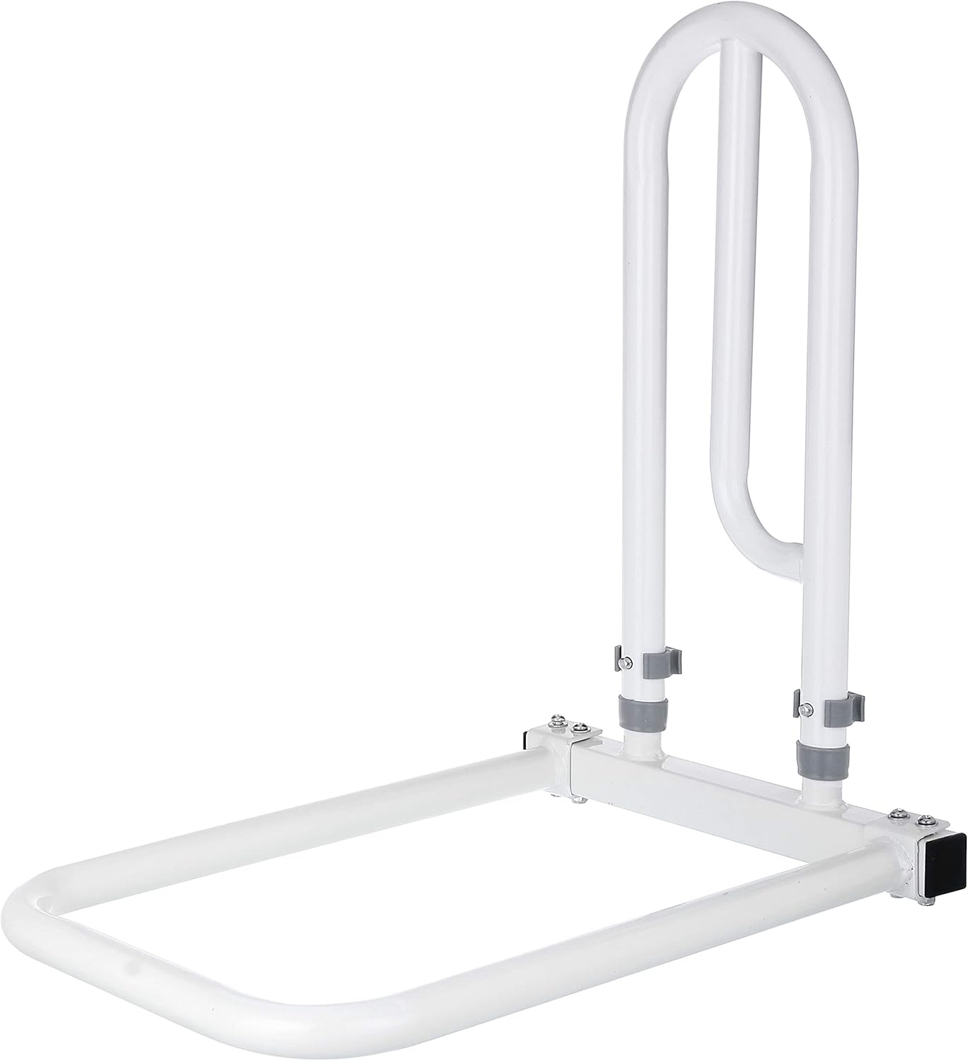 Alberts 140496 Ayuda para incorporarse de la cama, agarre: Acero, recubrimiento plástico blanco, Ø 21 mm, placa: Plástico, 330 x 560 x 620 mm, blanco