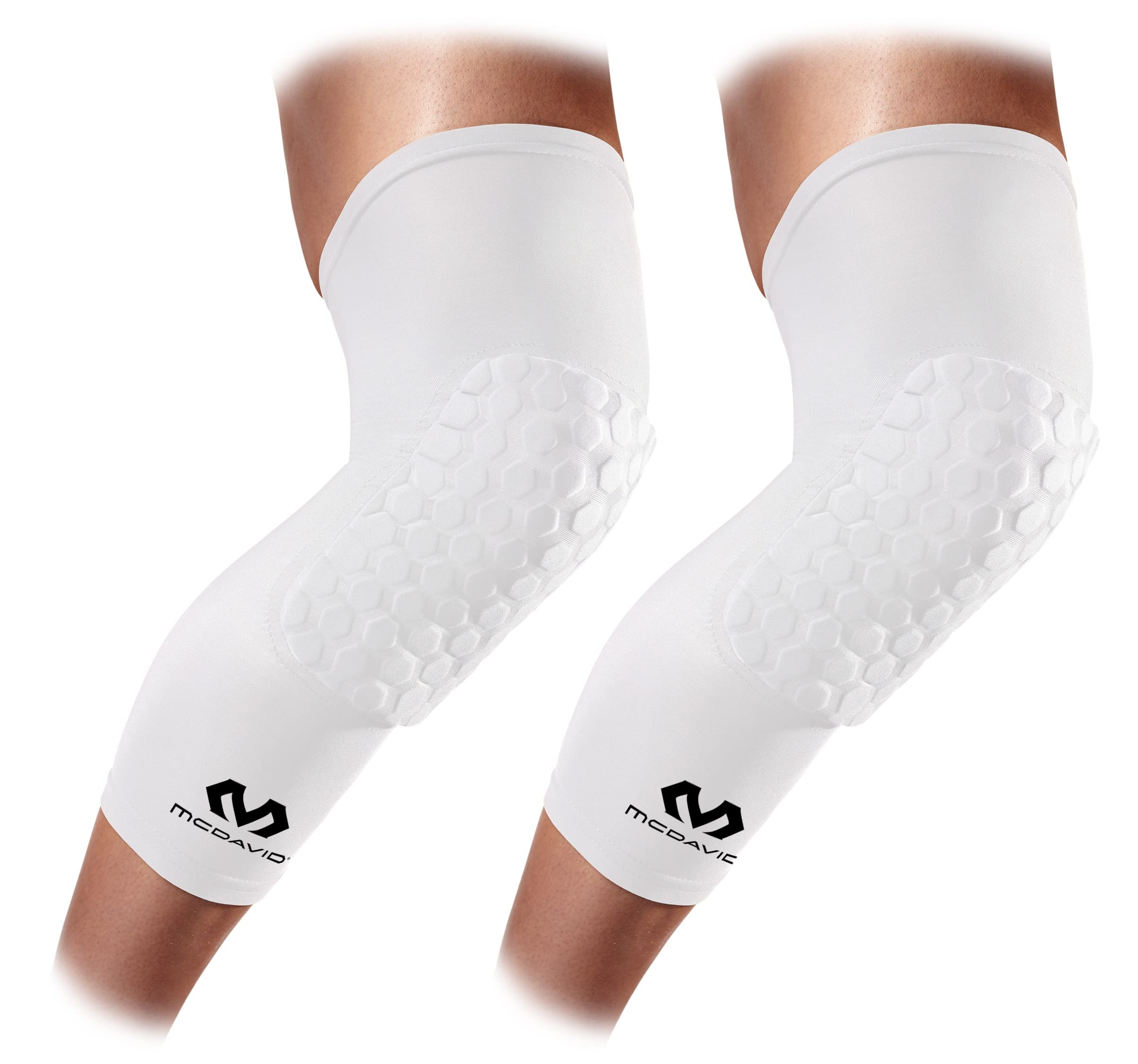 McDavid 6446 - Media de pierna con Hex, Blanco (white), M