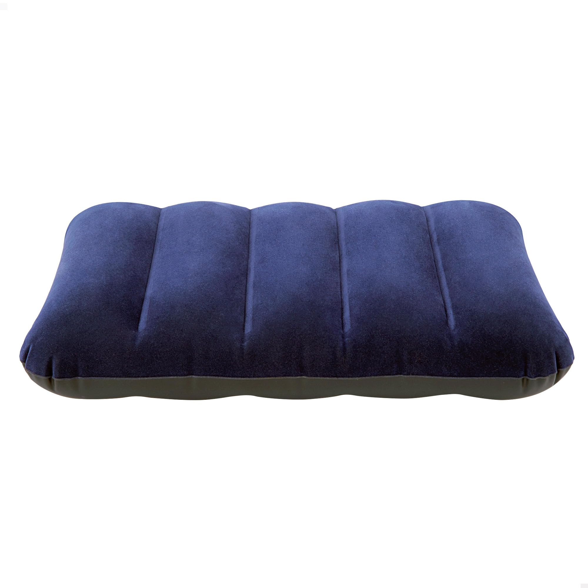 Intex 68672, Almohada Hinchable flocada, Unisex Adulto, Azul, 43 x 28 x 9 cm (Paquete de 2)
