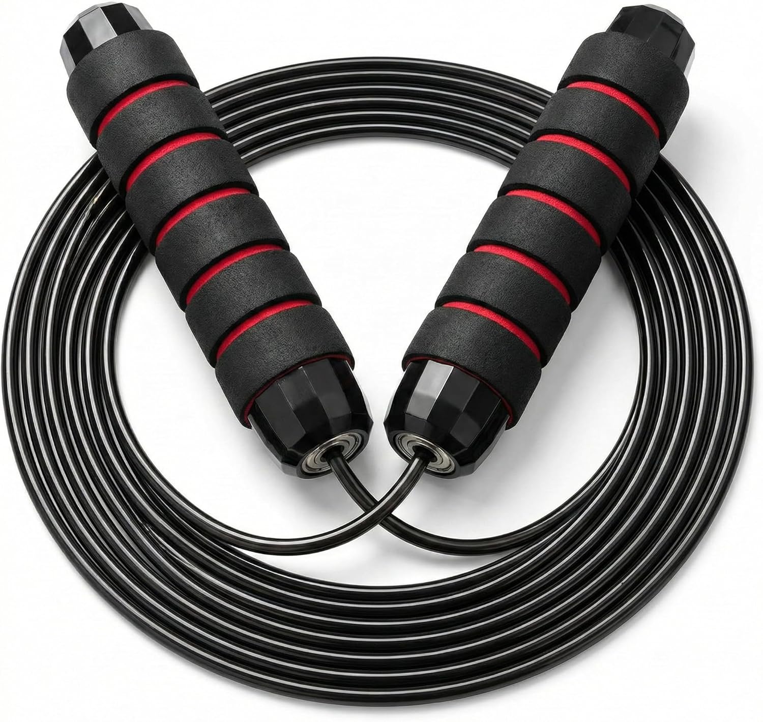 Comba de Saltar VAZCAN® para Boxeo y Fitness – Cuerda de Saltar Ajustable con Cable de Acero y Rodamientos – Ideal para Crossfit, Cardio, Ejercicio en Casa y Gimnasio