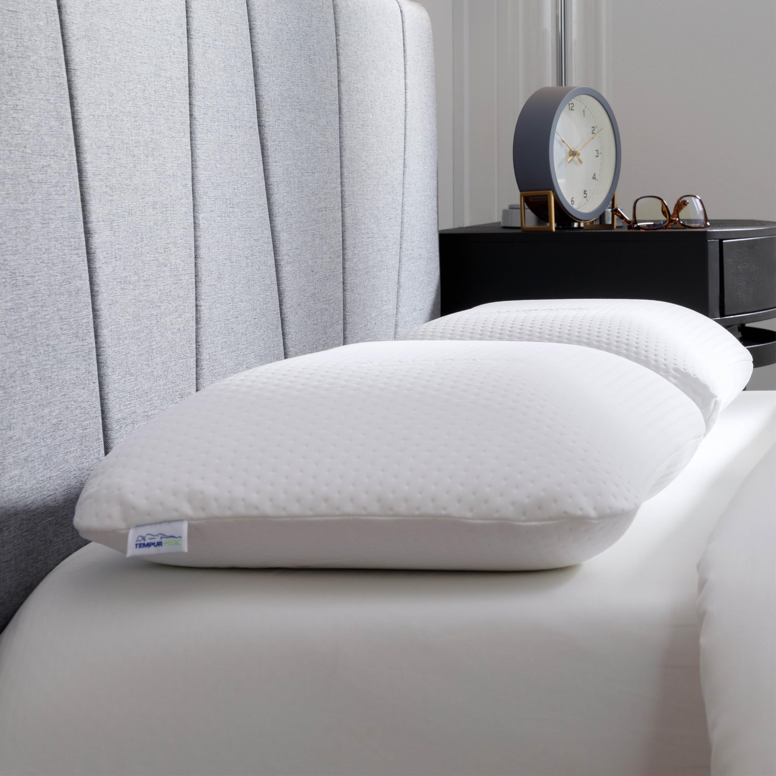 Tempur-Pedic Almohada de Espuma viscoelástica Symphony de Lujo, Tacto Suave, estándar, Color Blanco